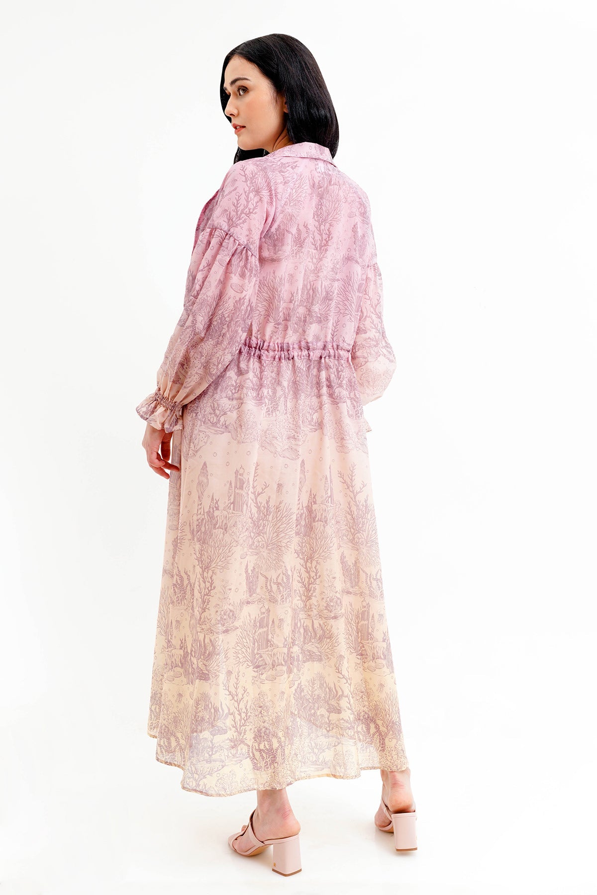 El Mar Minorca Drawstring Long Outer - Wisteria