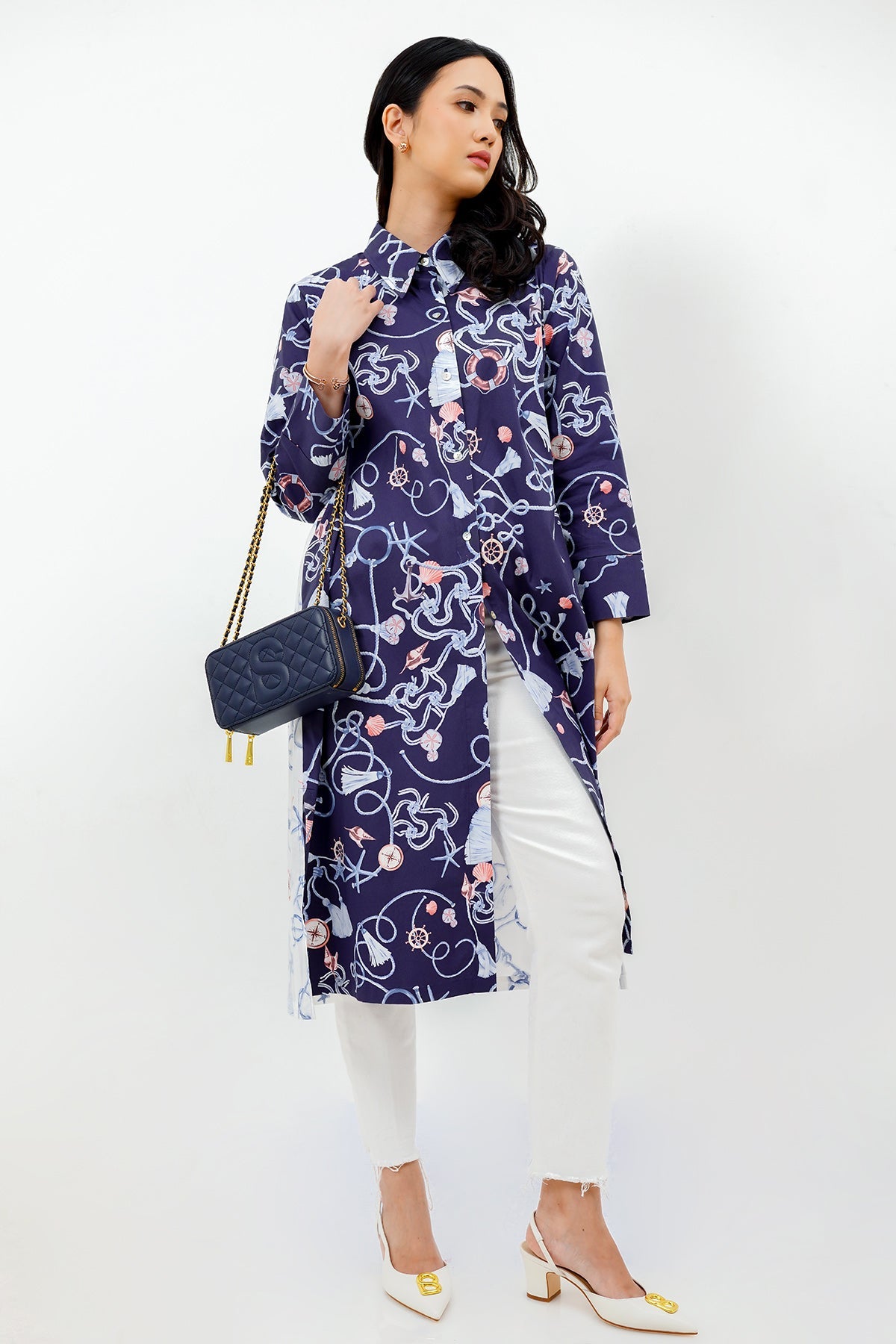 Nautical Shirt - Two Tone