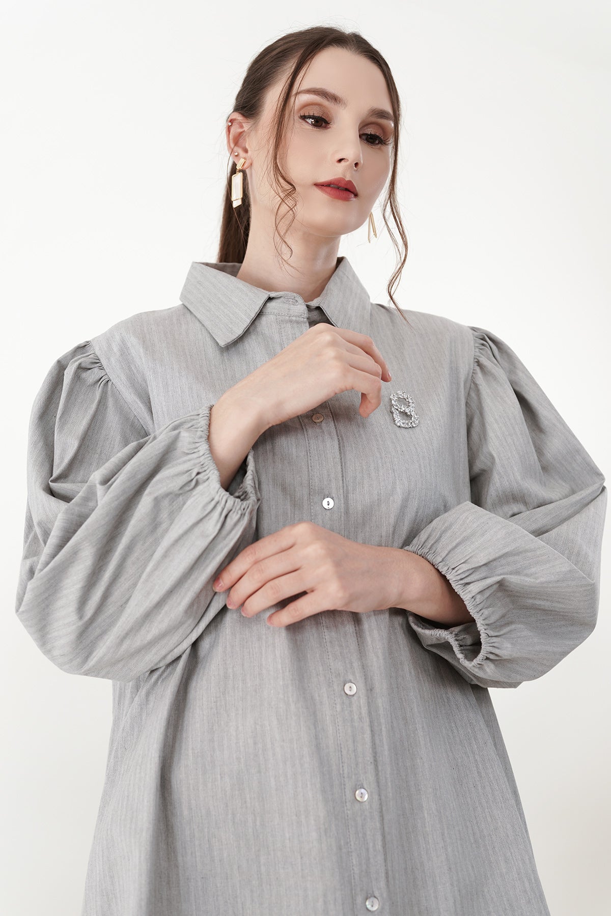 Ziza Shirt - Light Grey