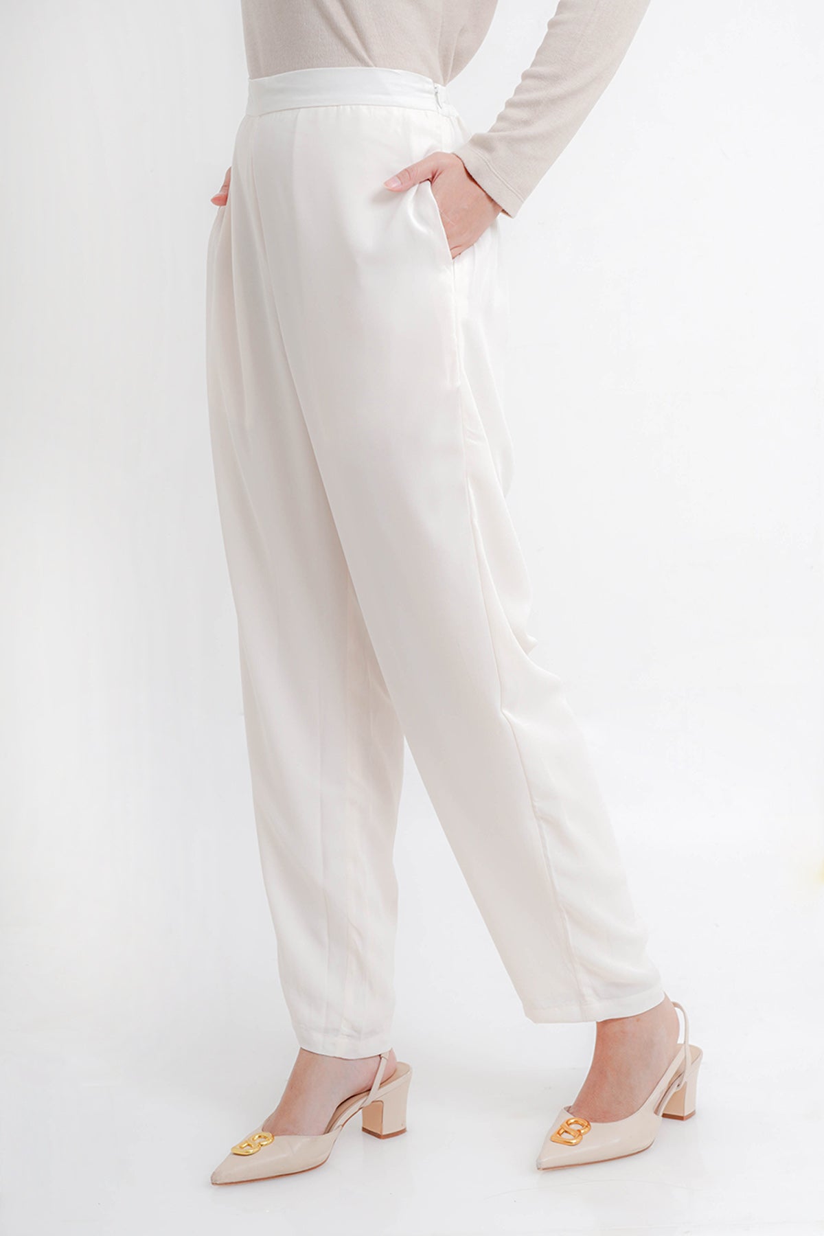 Raina Pants - White