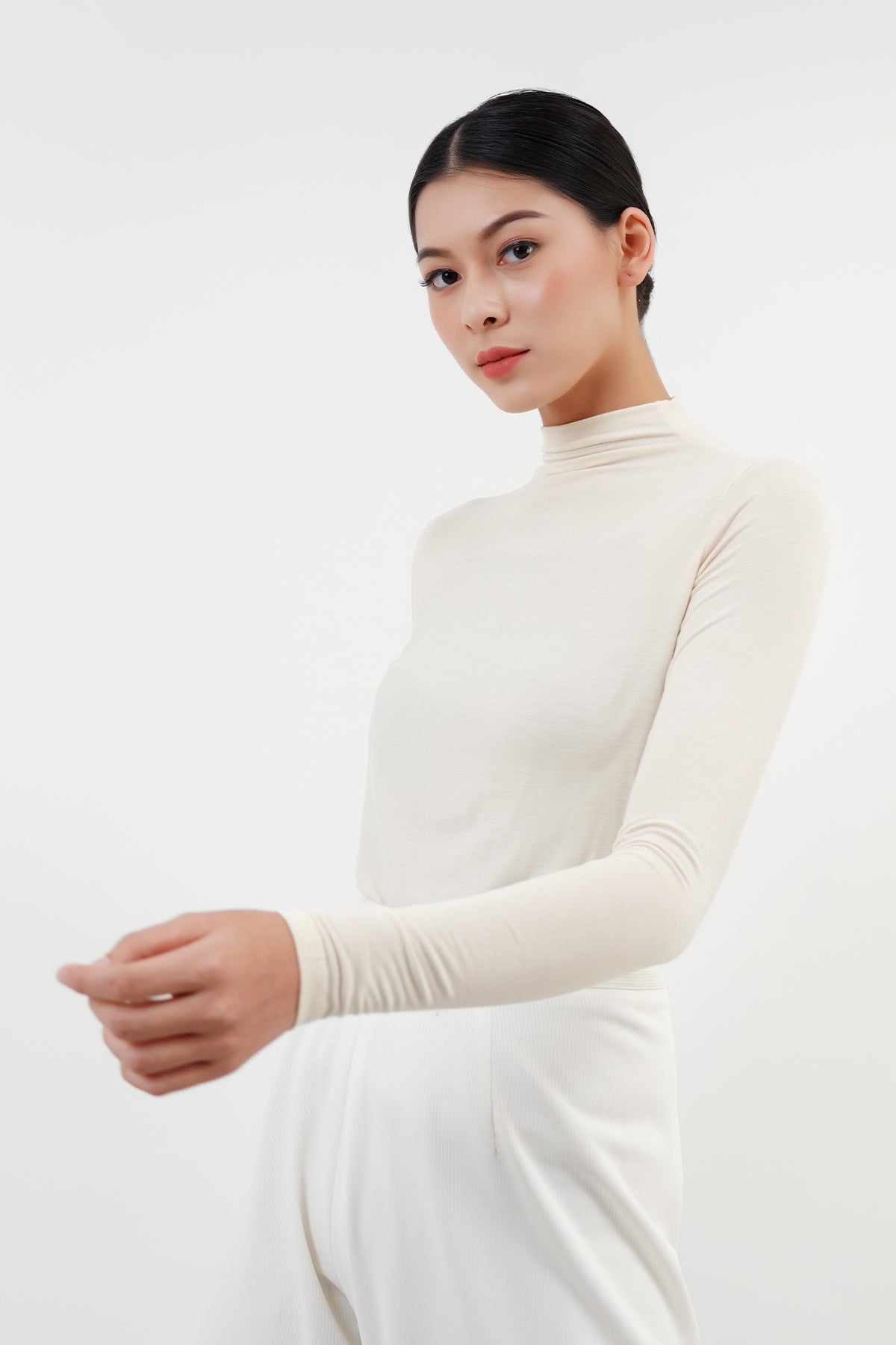 Everyday Inner Long Sleeves - Ivory