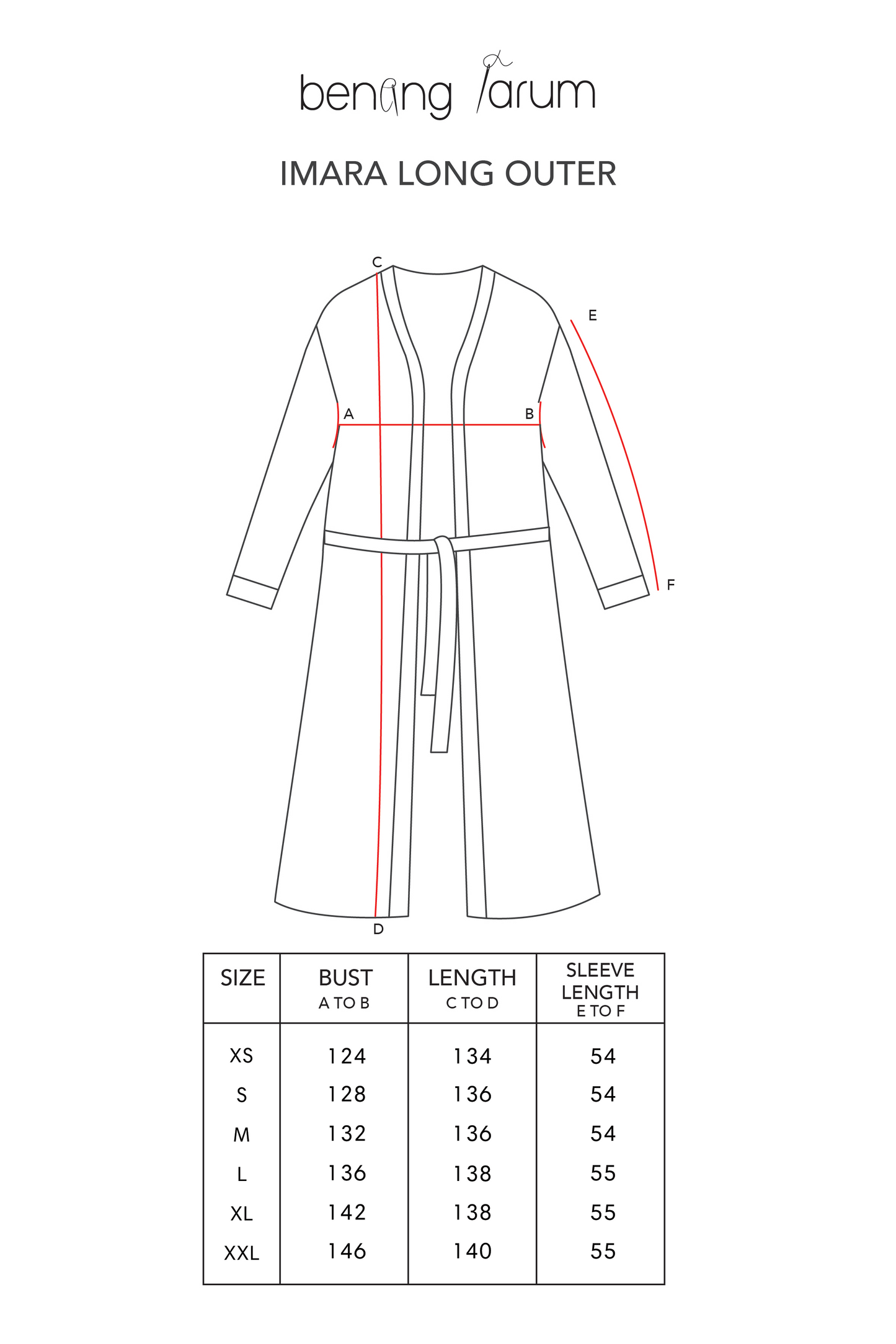 Imara Long Outer - Mustard