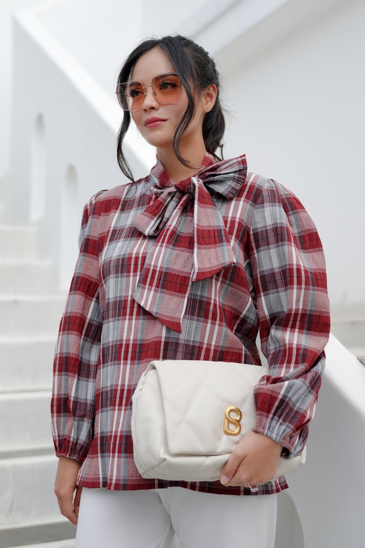 Maroon Mika Blouse