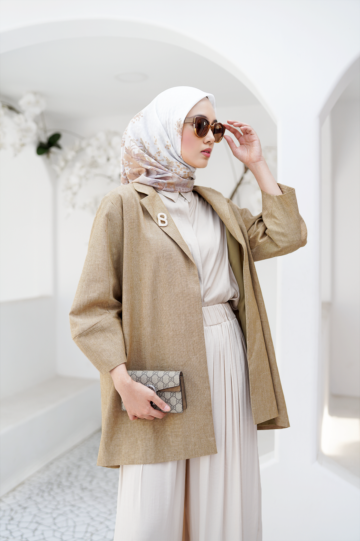 Tan Linen Outer
