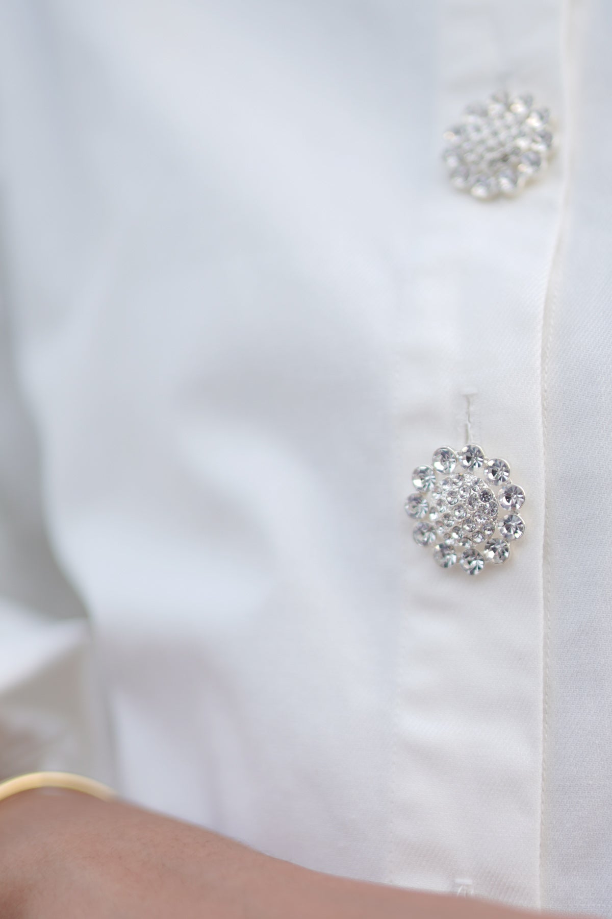 White Claire Button Shirt