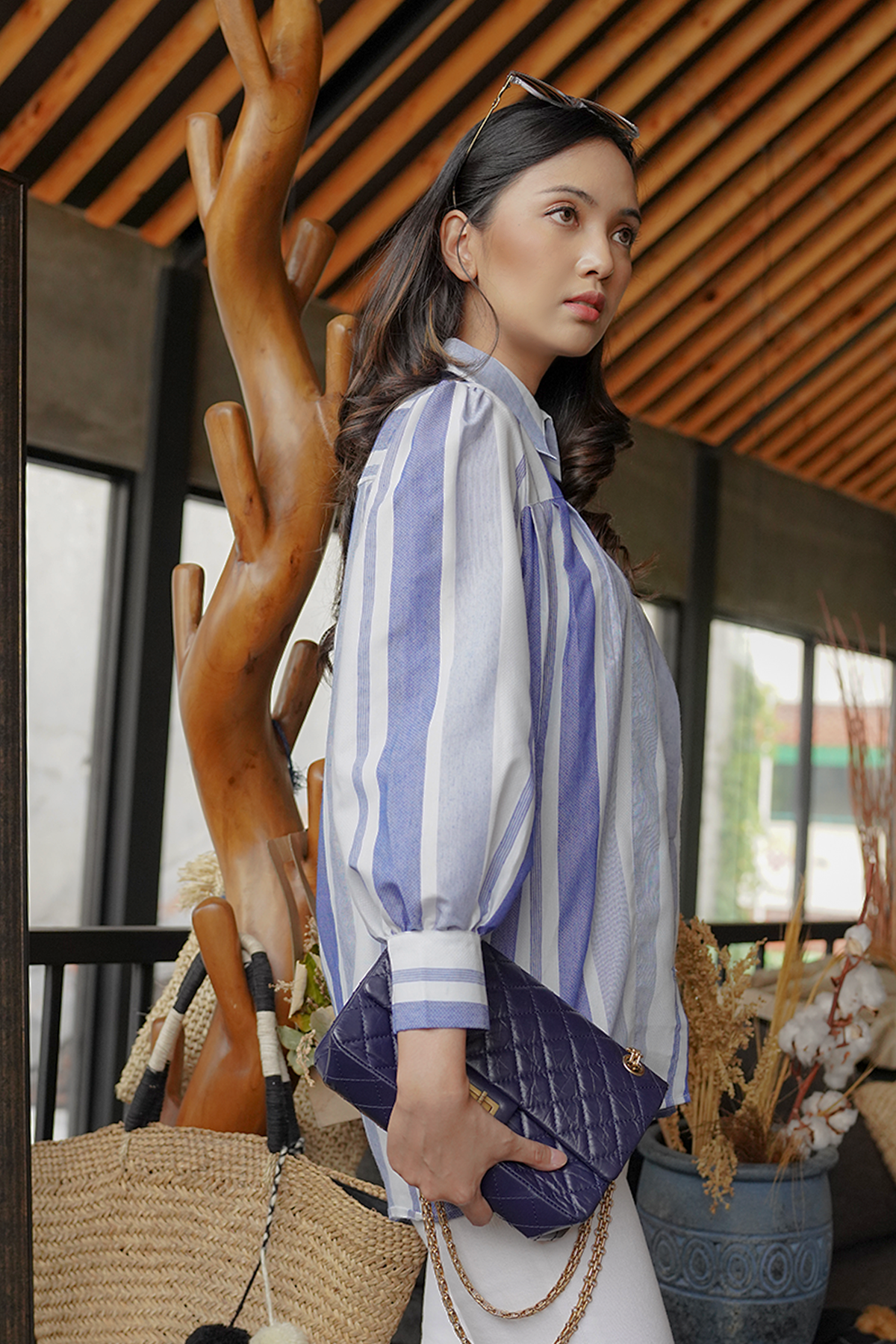 Quilt Blue Alva Shirt