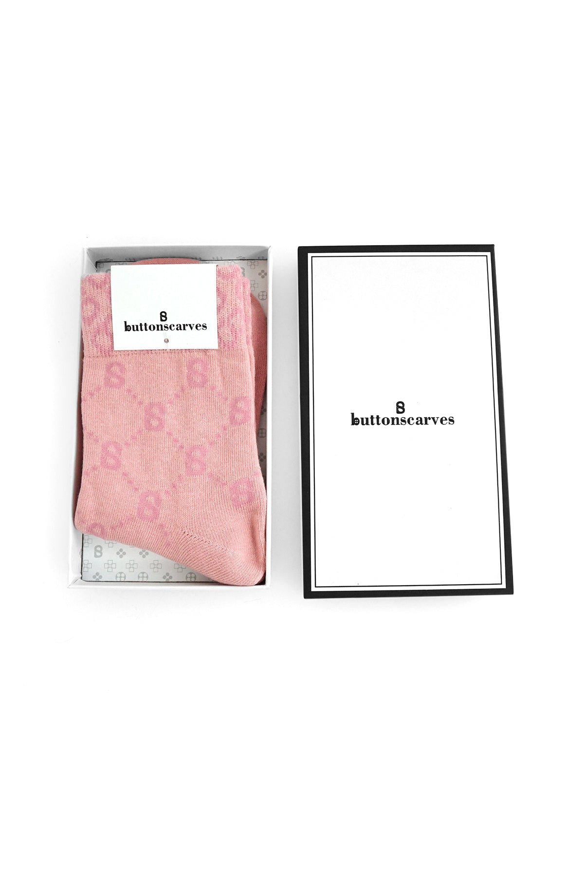 Monogram Socks Pink