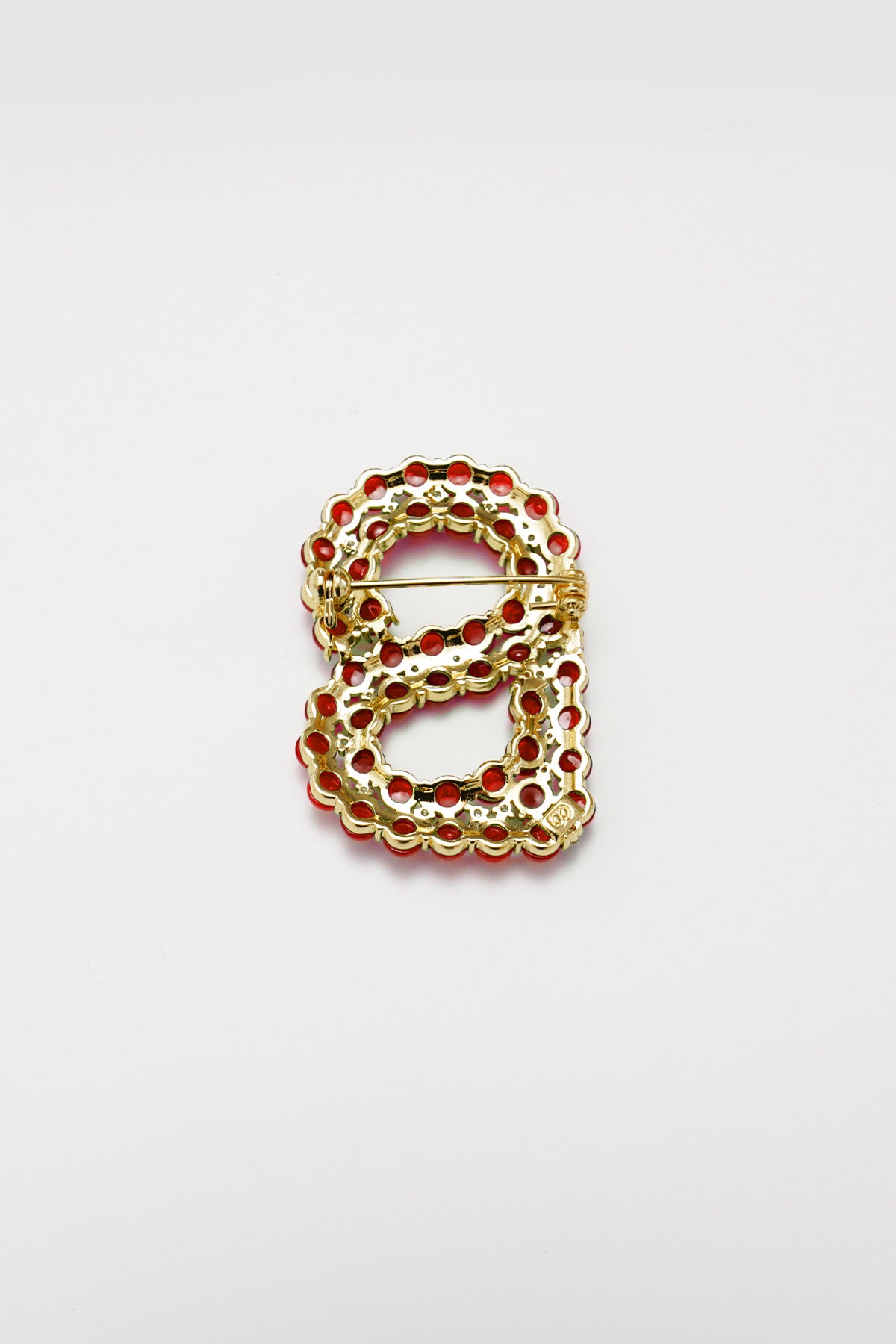 Signature Beaded Brooch - Bricks