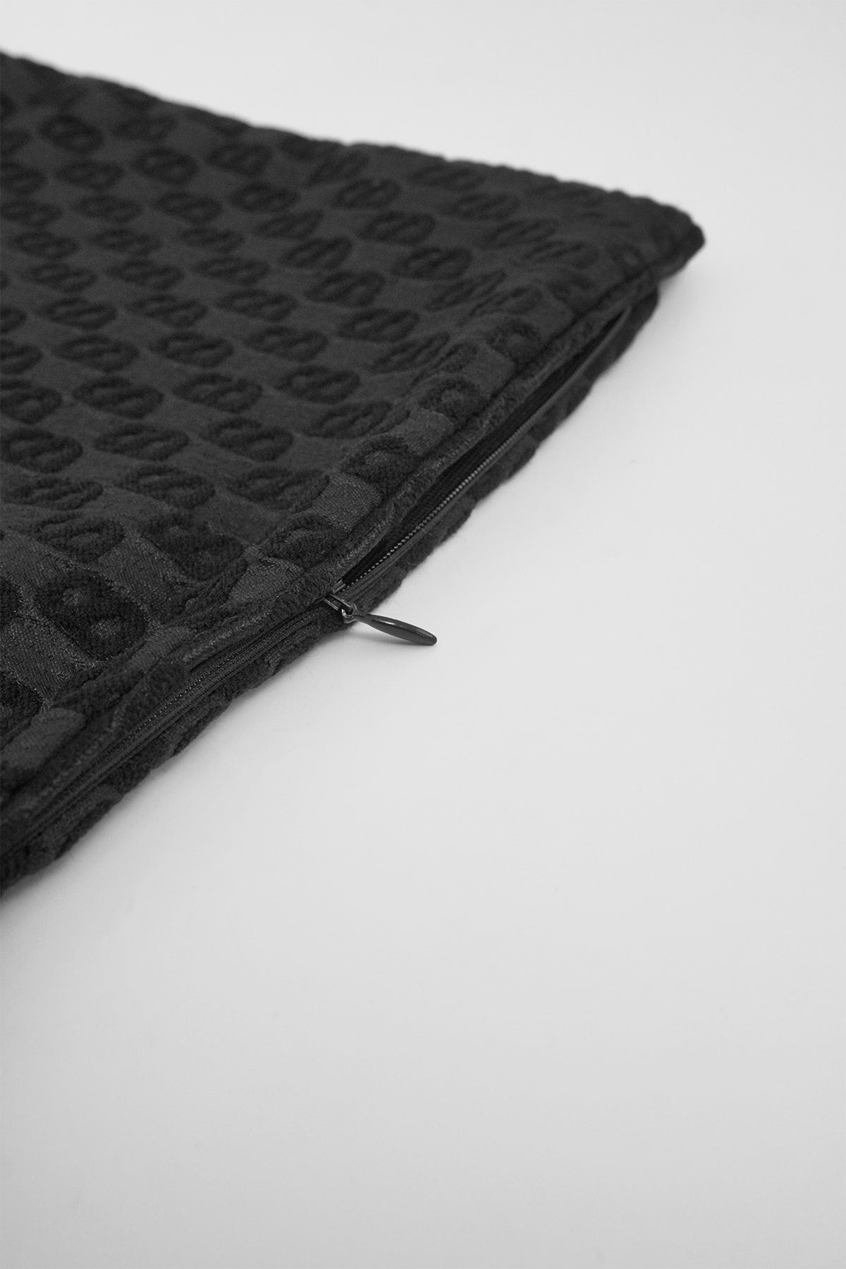 Signature Jacquard Cushion Cover 40cm - Black