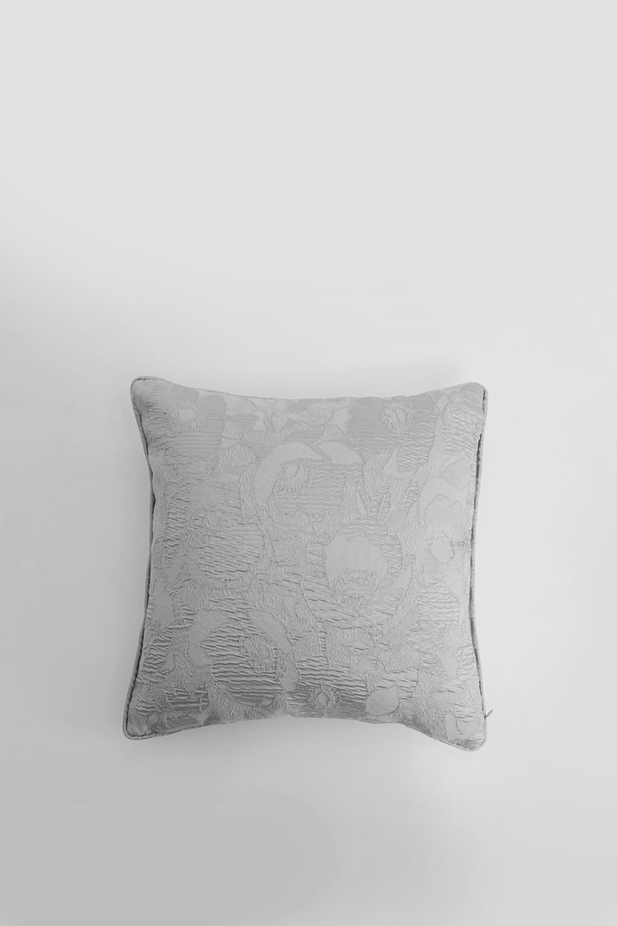 Signature Jacquard Cushion Cover 40cm - Silver