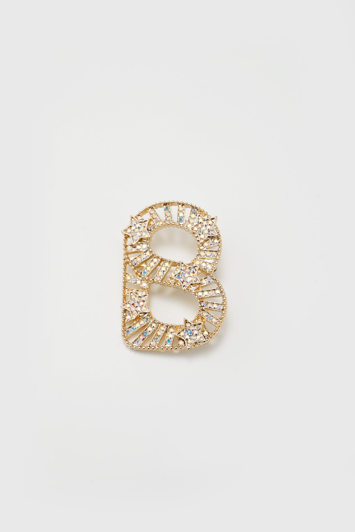 Signature Star Flapper Brooch - Gold