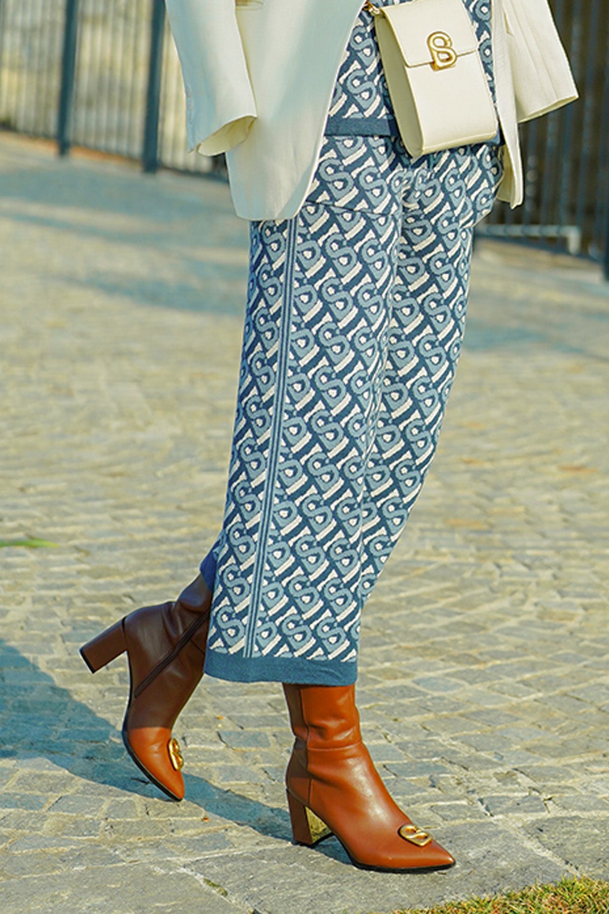 Bimu Knit Pants - Blue