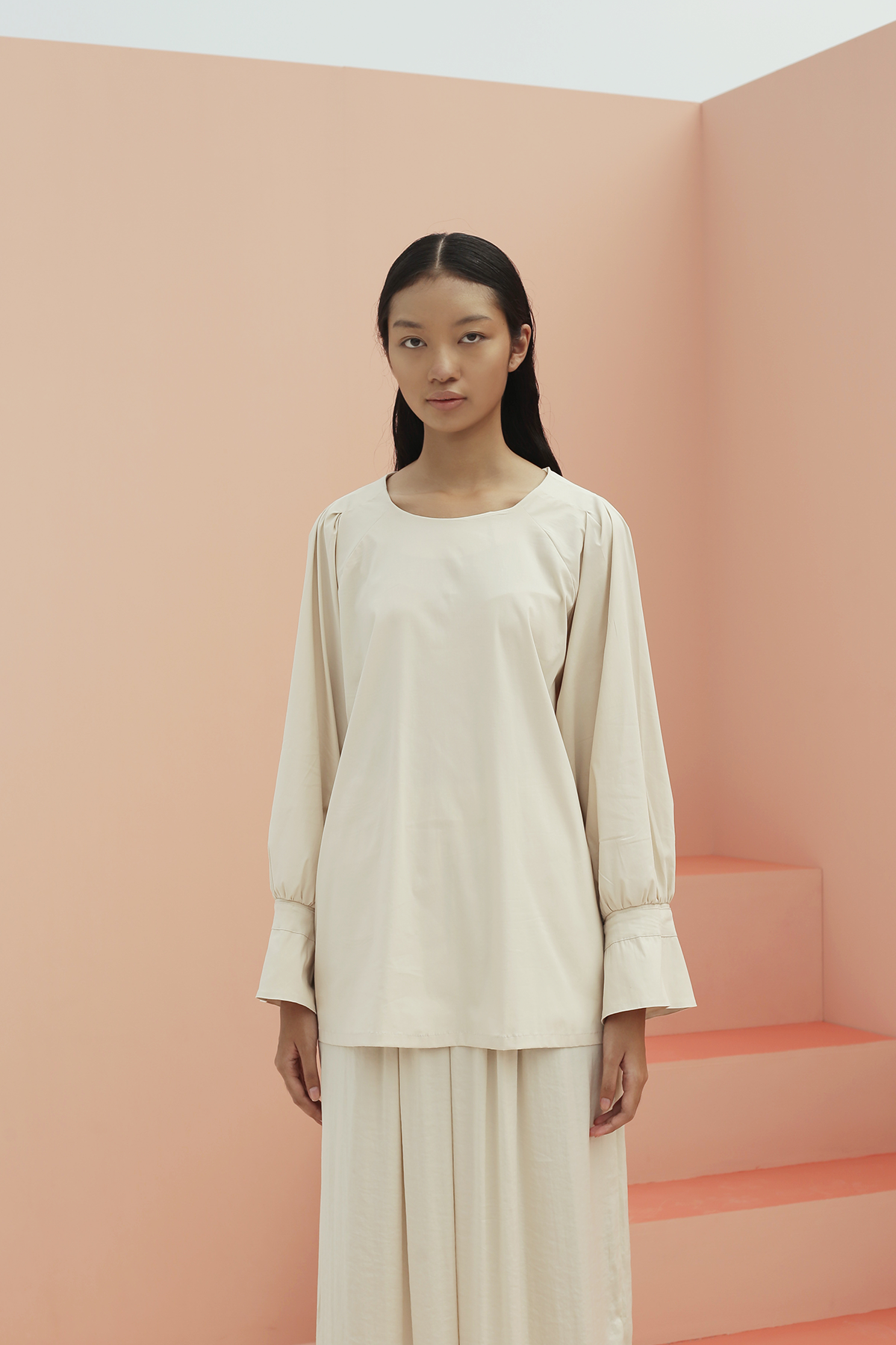 Beige Lala Blouse
