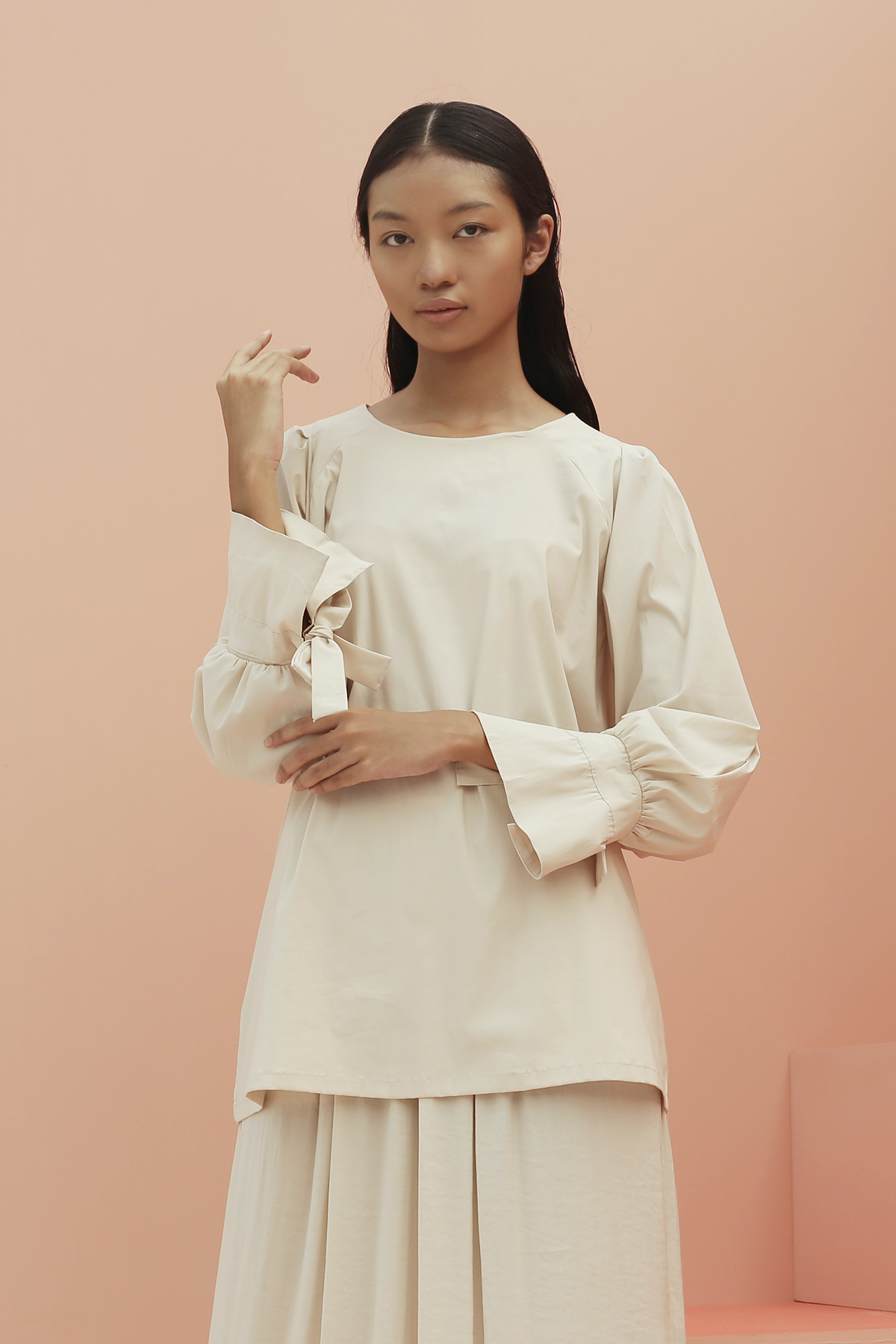 Beige Lala Blouse