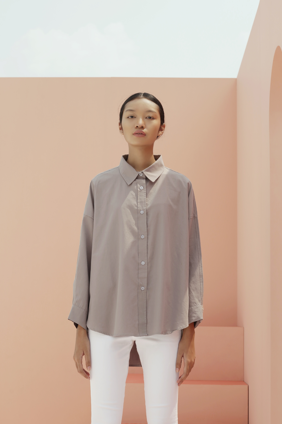 Taupe Eola Shirt