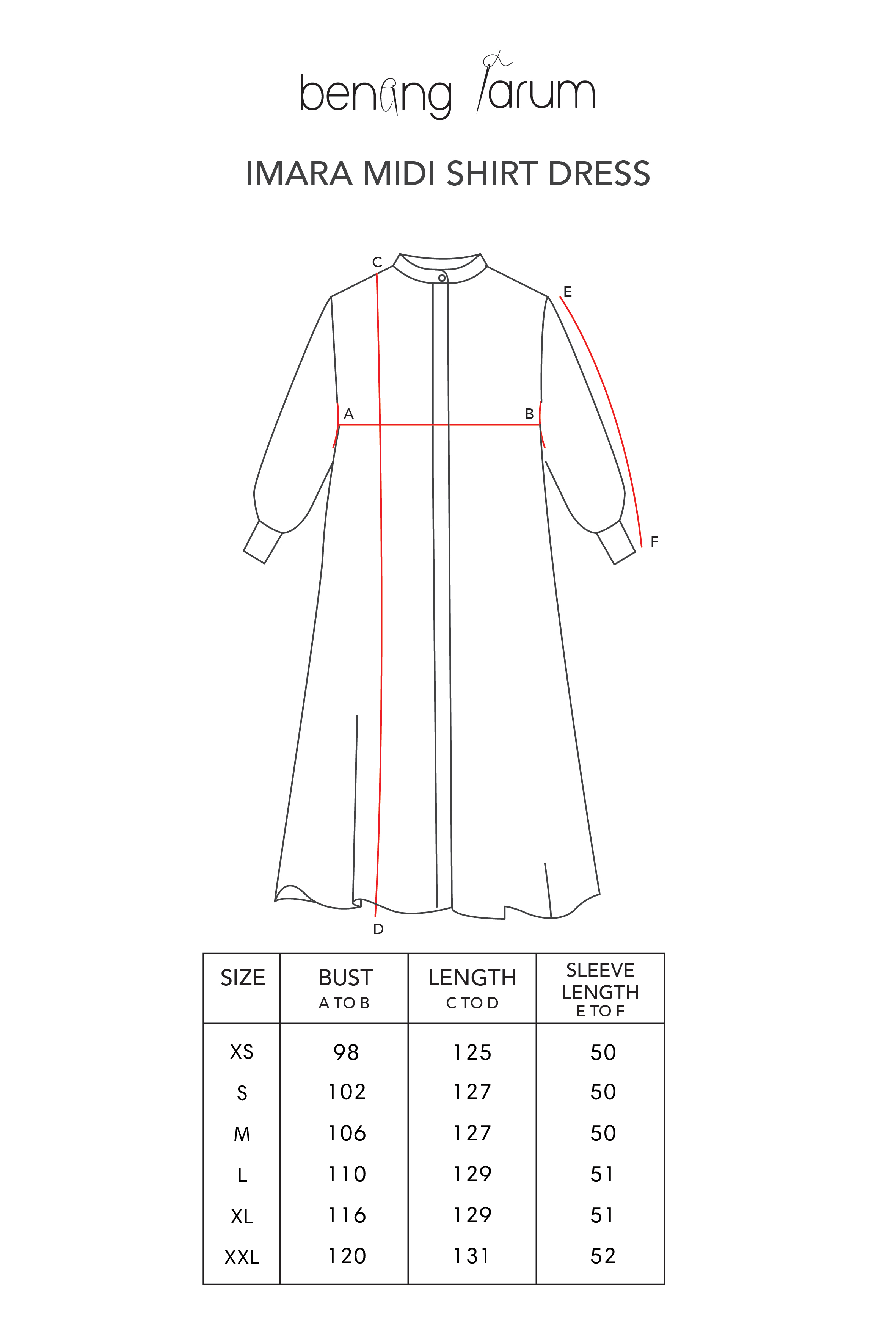Imara Midi Shirt Dress - Mustard