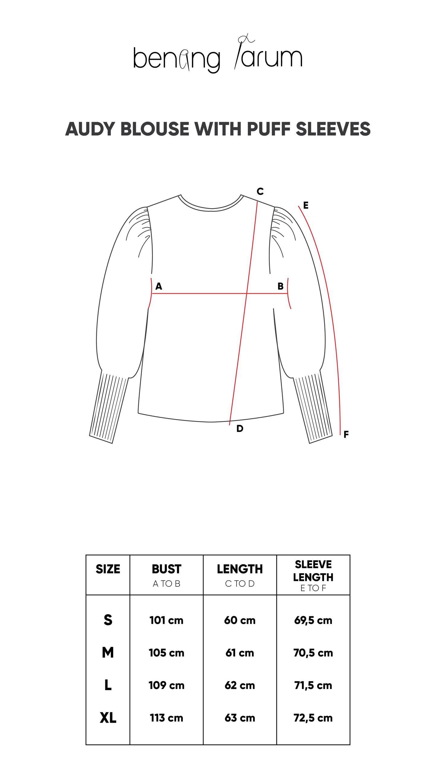 Pink Audy Blouse with Puff Sleeve