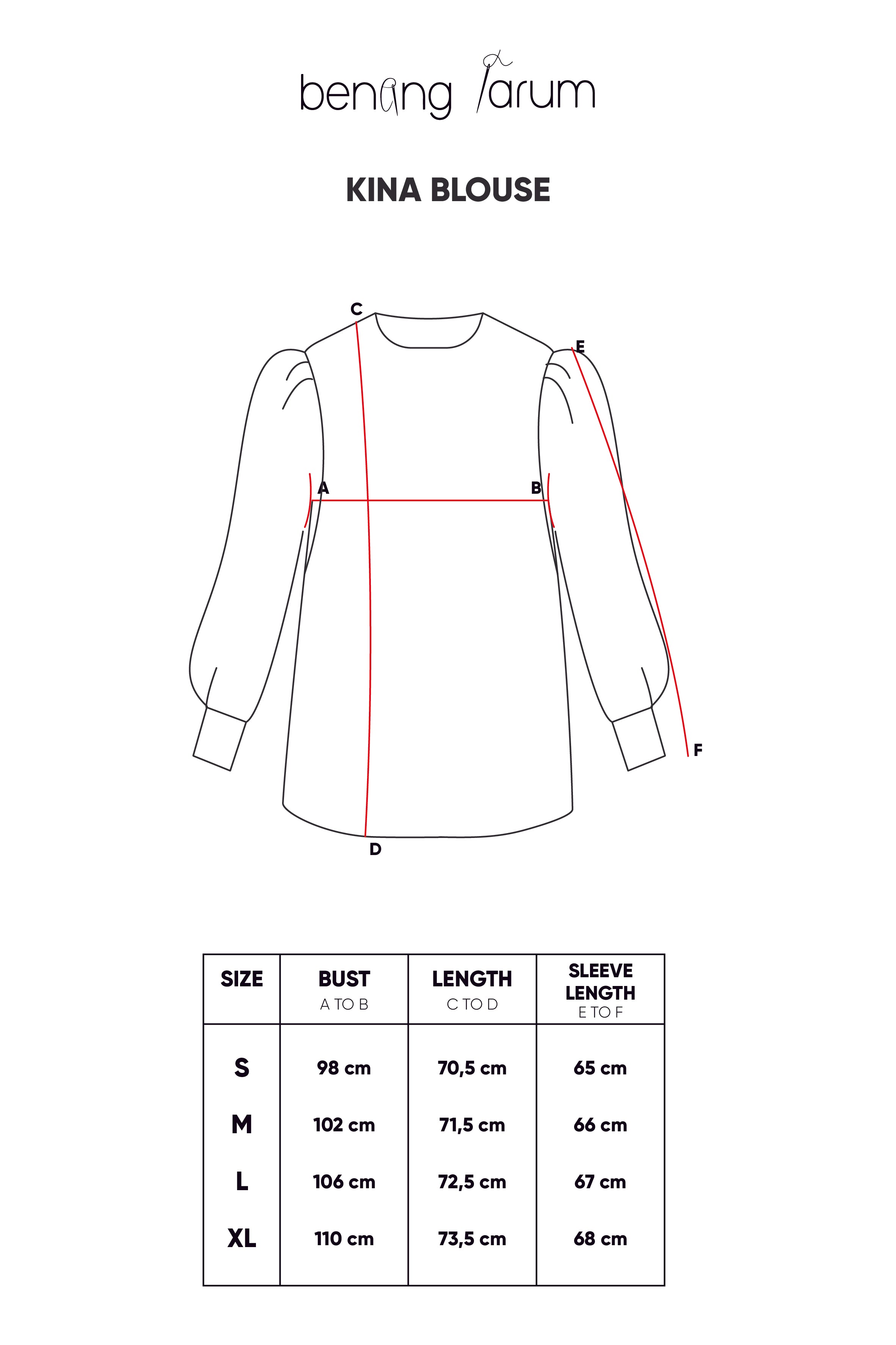 Kina Blouse - Burgundy