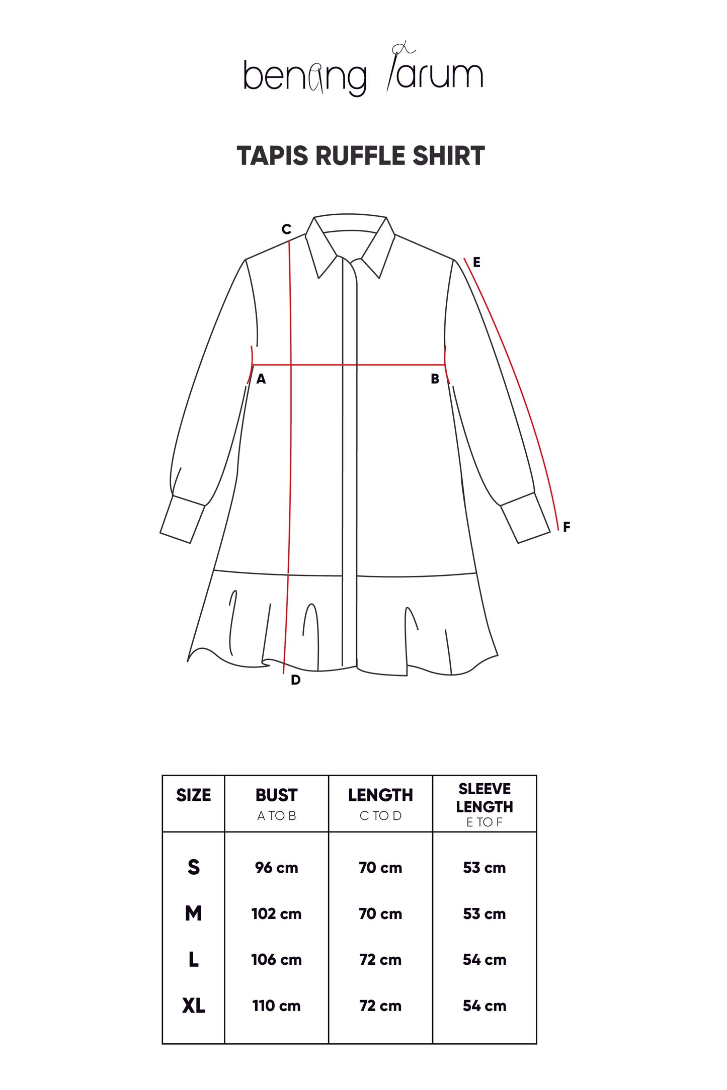 Tapis Ruffle Shirt - Peach