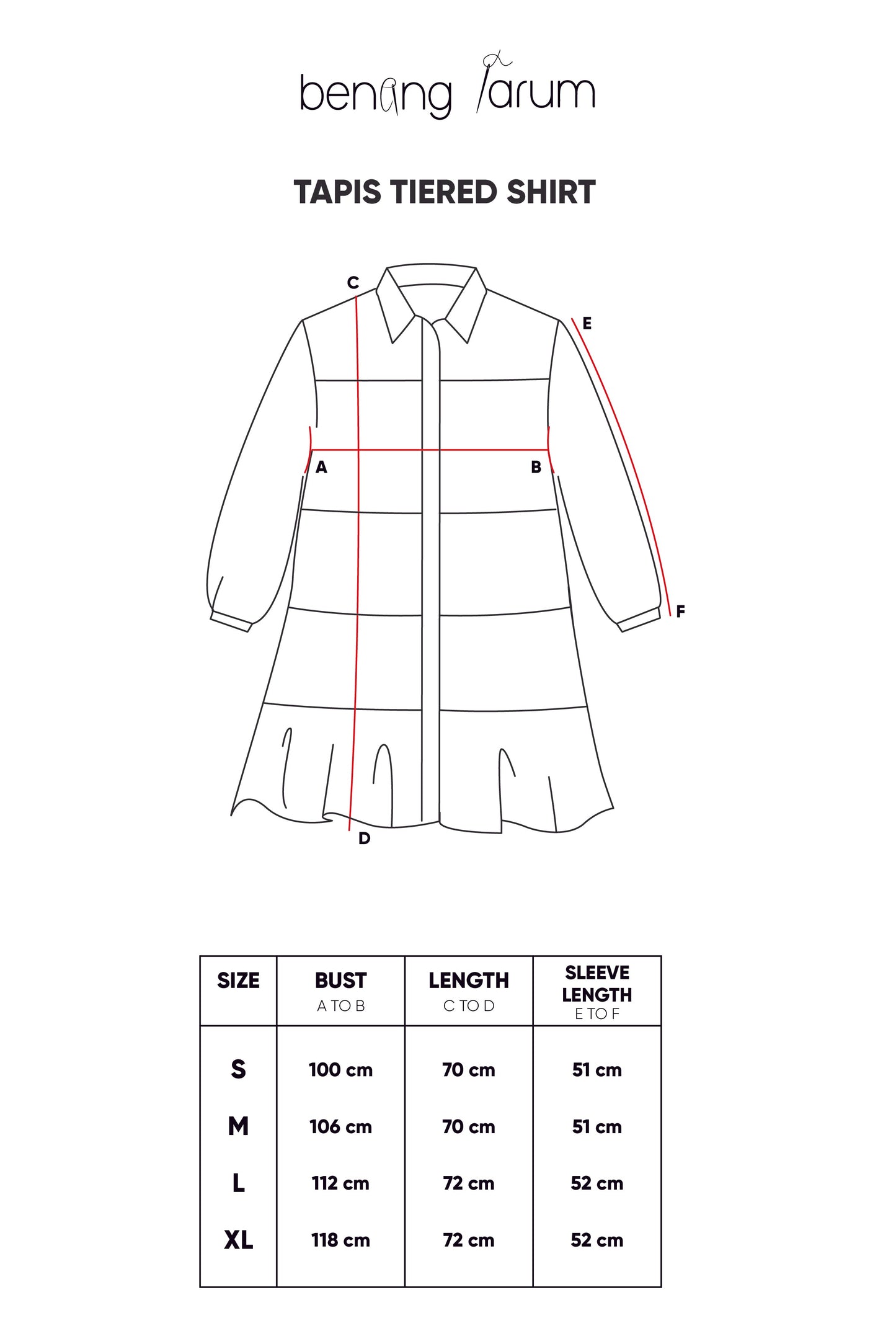 Tapis Tiered Shirt - Black