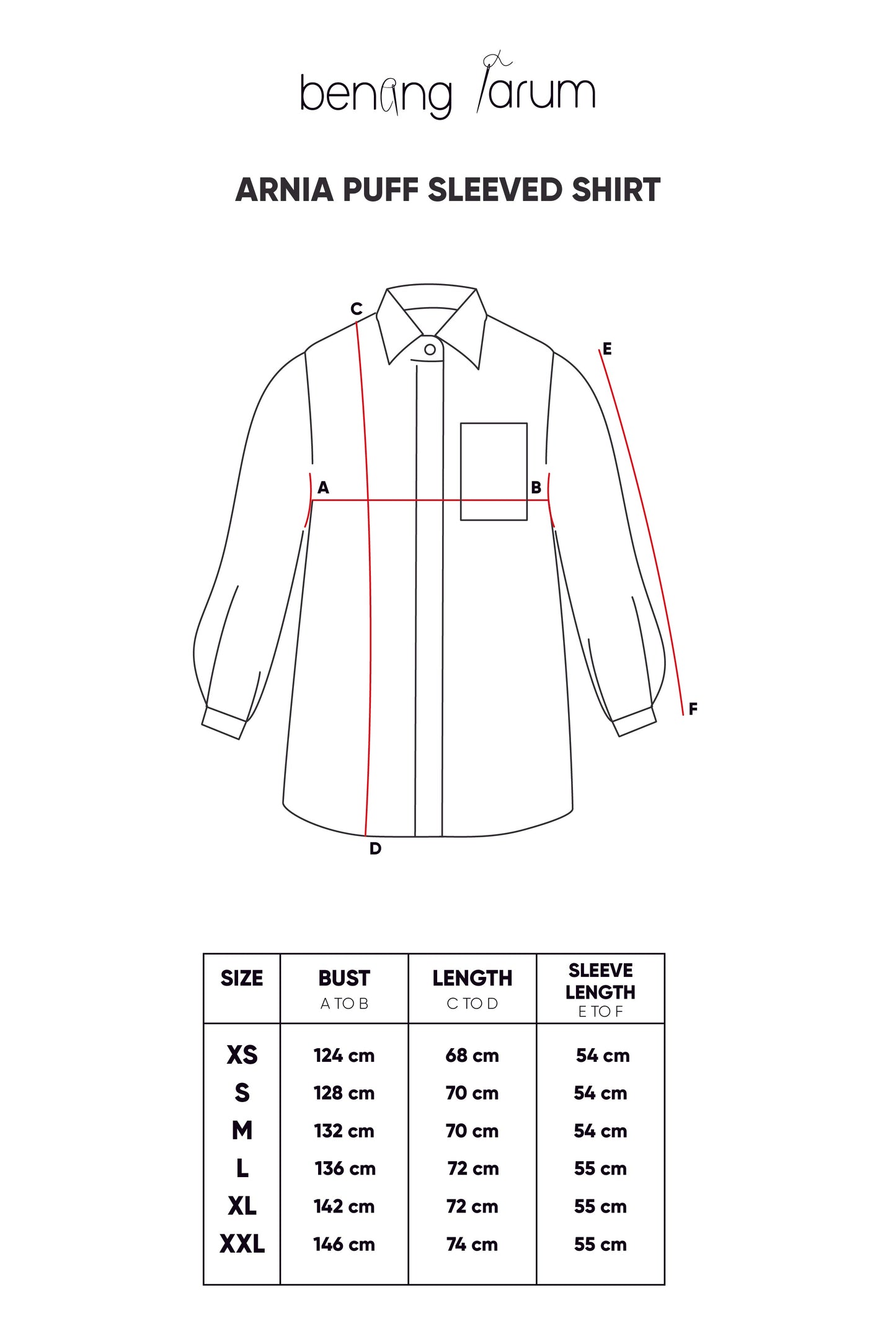 Arnia Puff Sleeved Shirt - Green