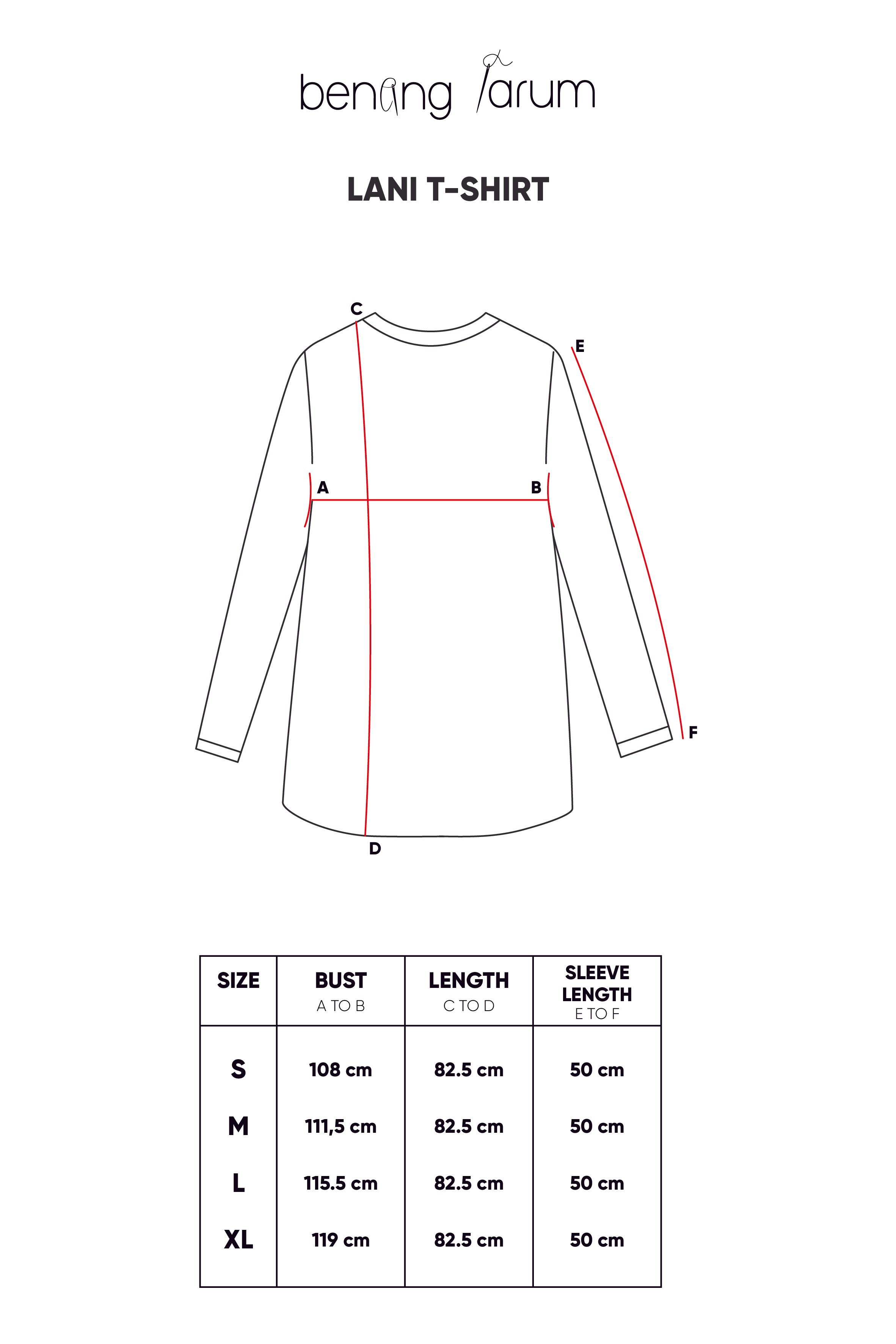 Lani T-Shirt - Black/White