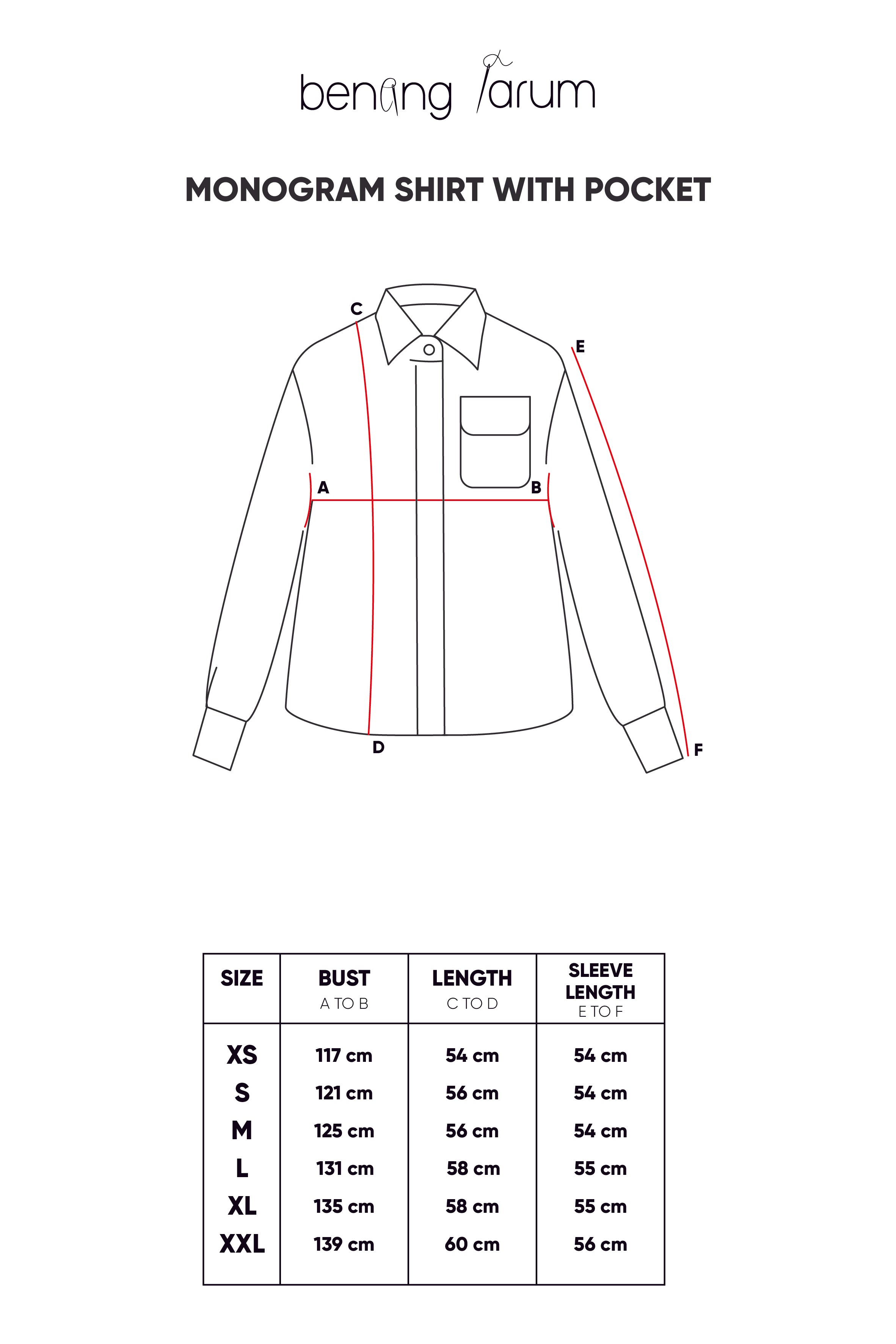Monogram Shirt with Pocket - Black