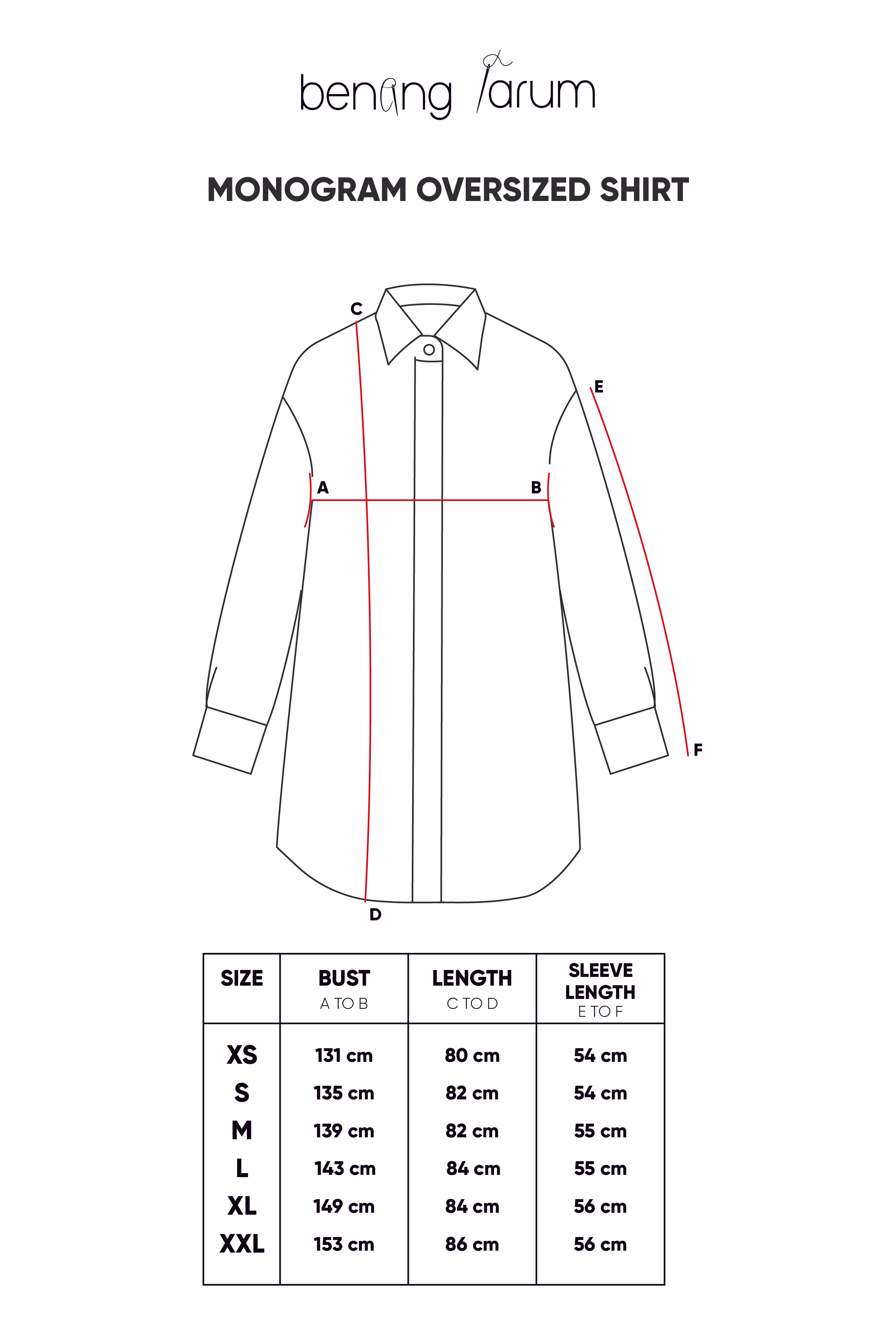 Monogram Oversized Shirt - Beige