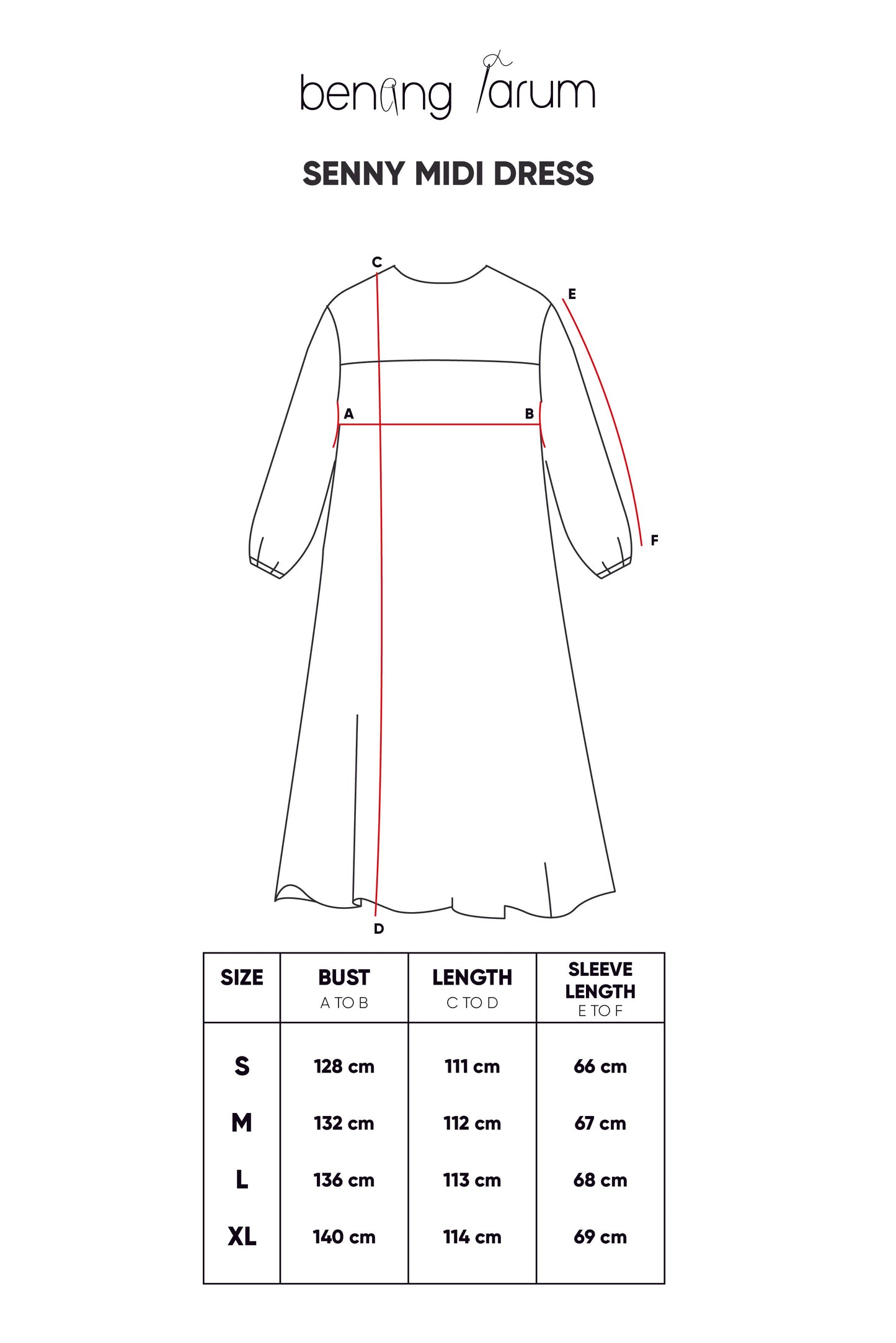 Senny Midi Dress - Green