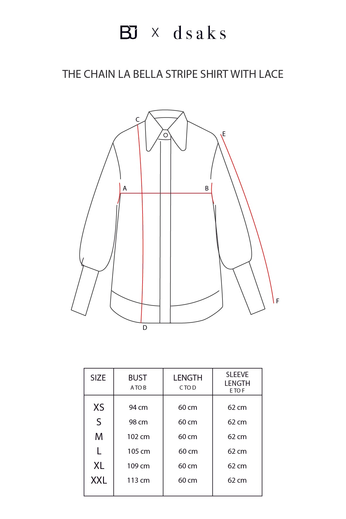 La Bella Stripe Shirt with Lace - Daylight