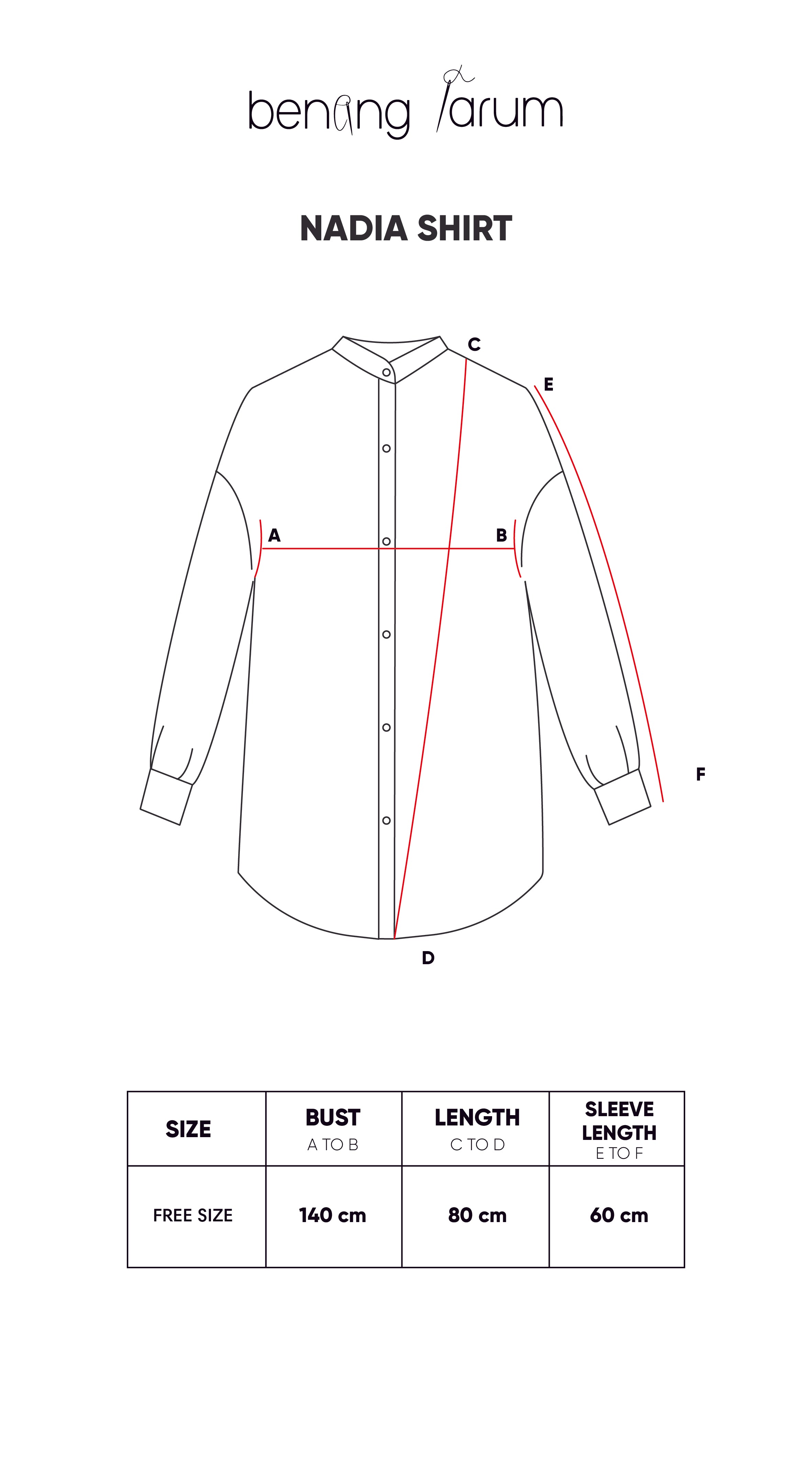 Red Nadia Shirt