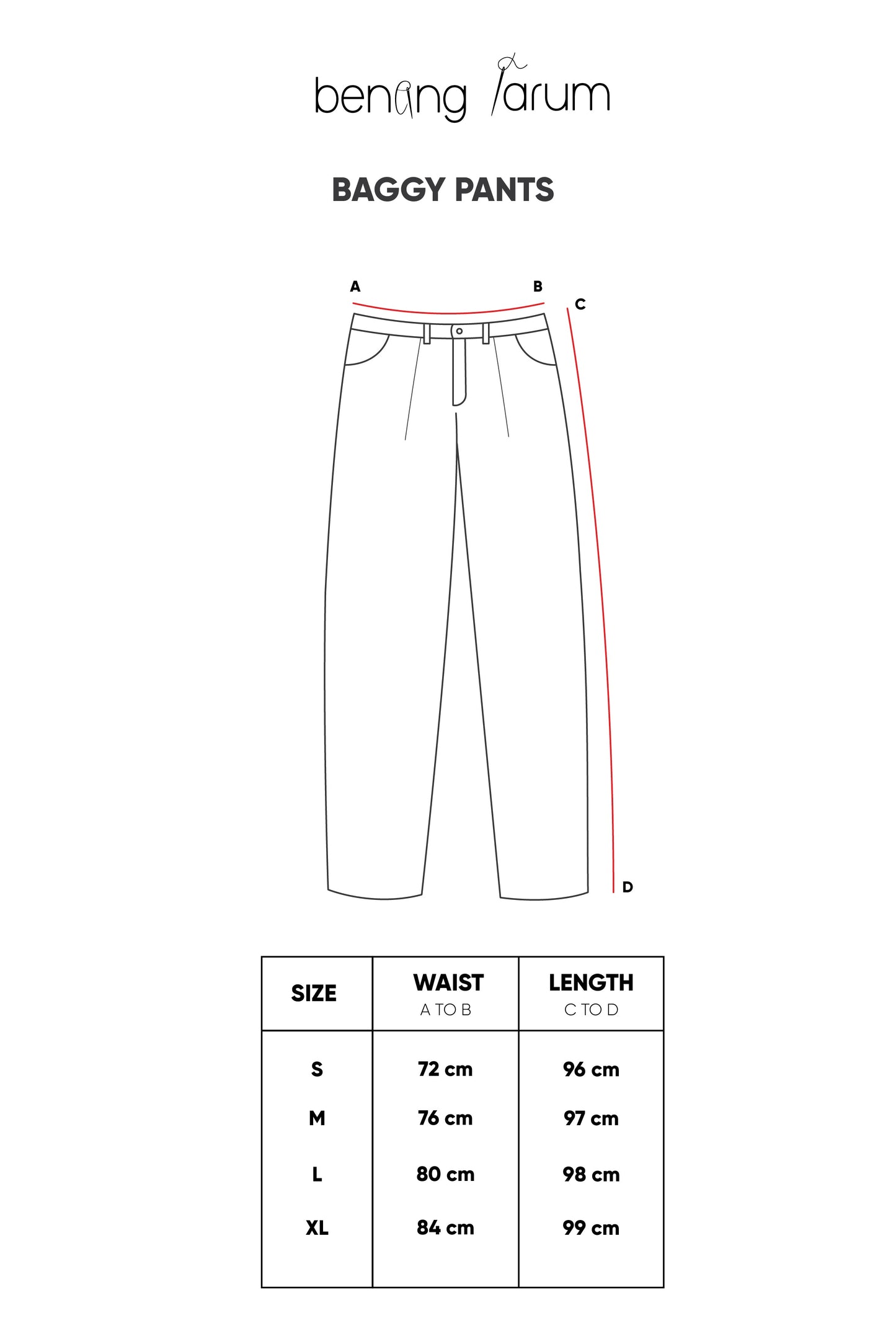 White Baggy Pants