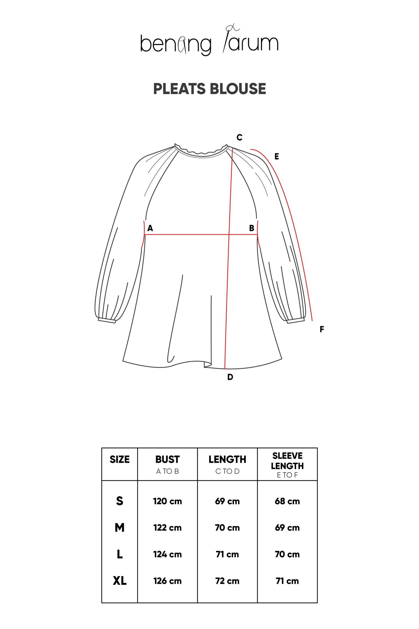 Pleats Blouse - Beige