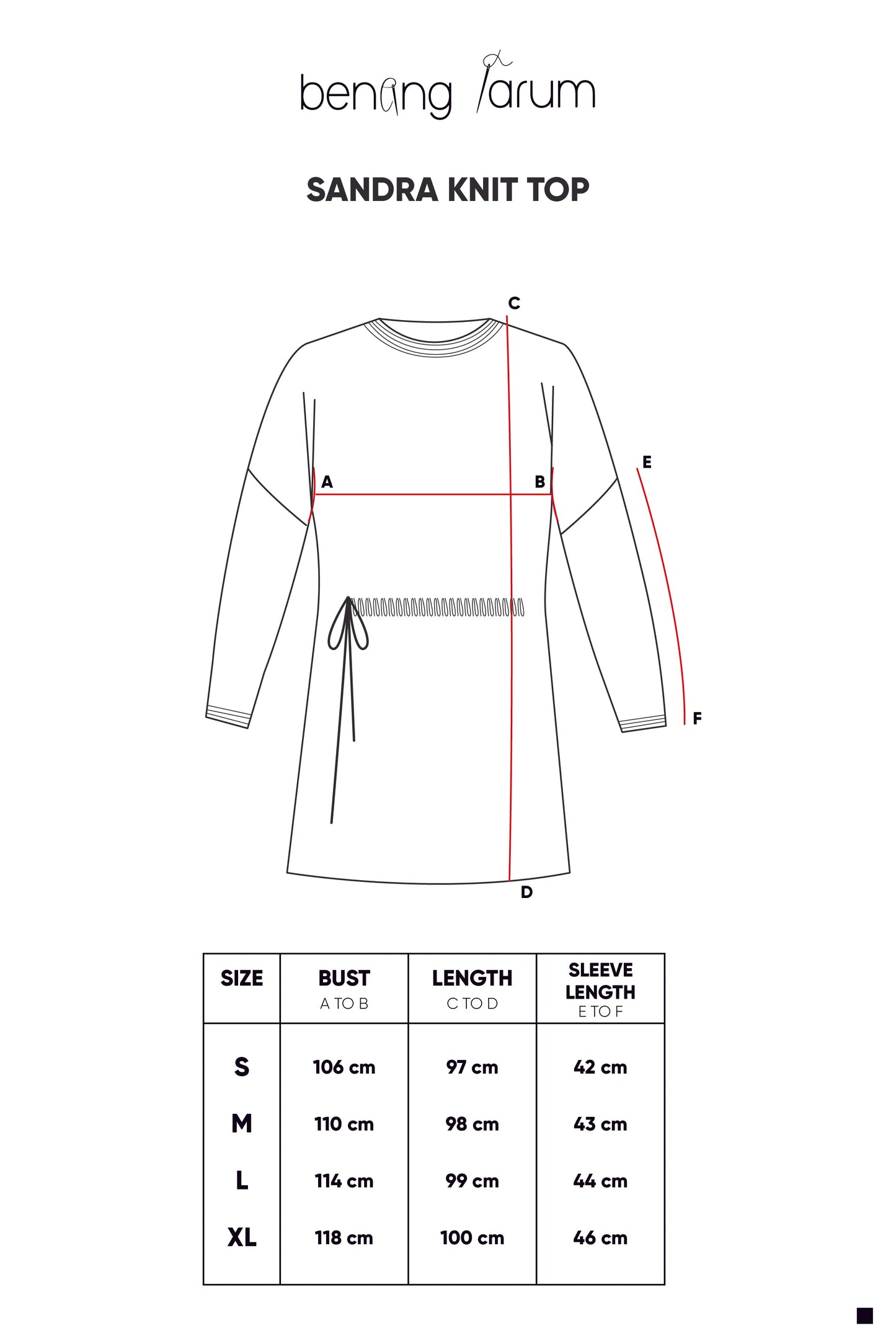 Sandra Knit Top - Brick