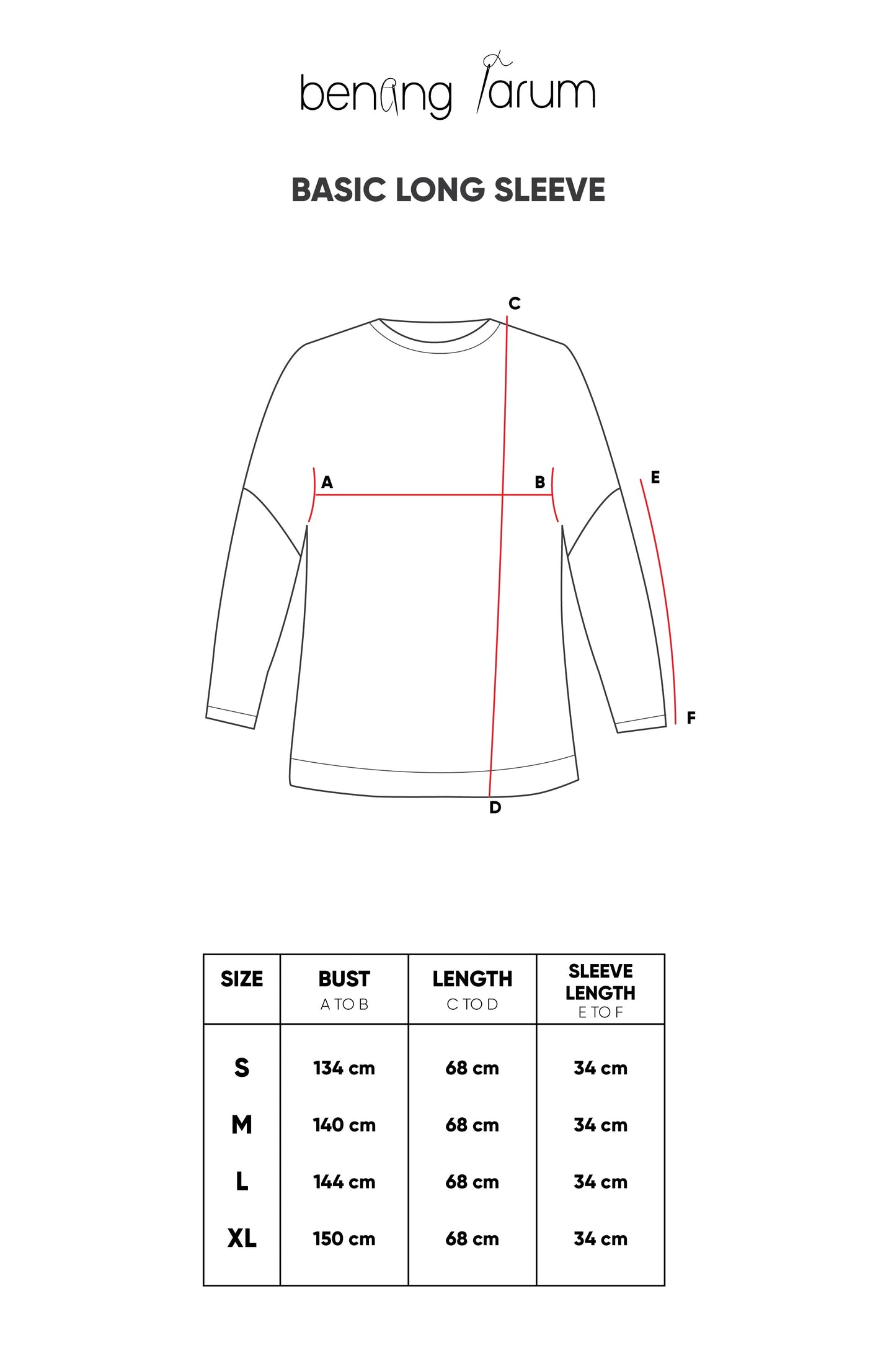 Basic Long Sleeve T-Shirt - Navy