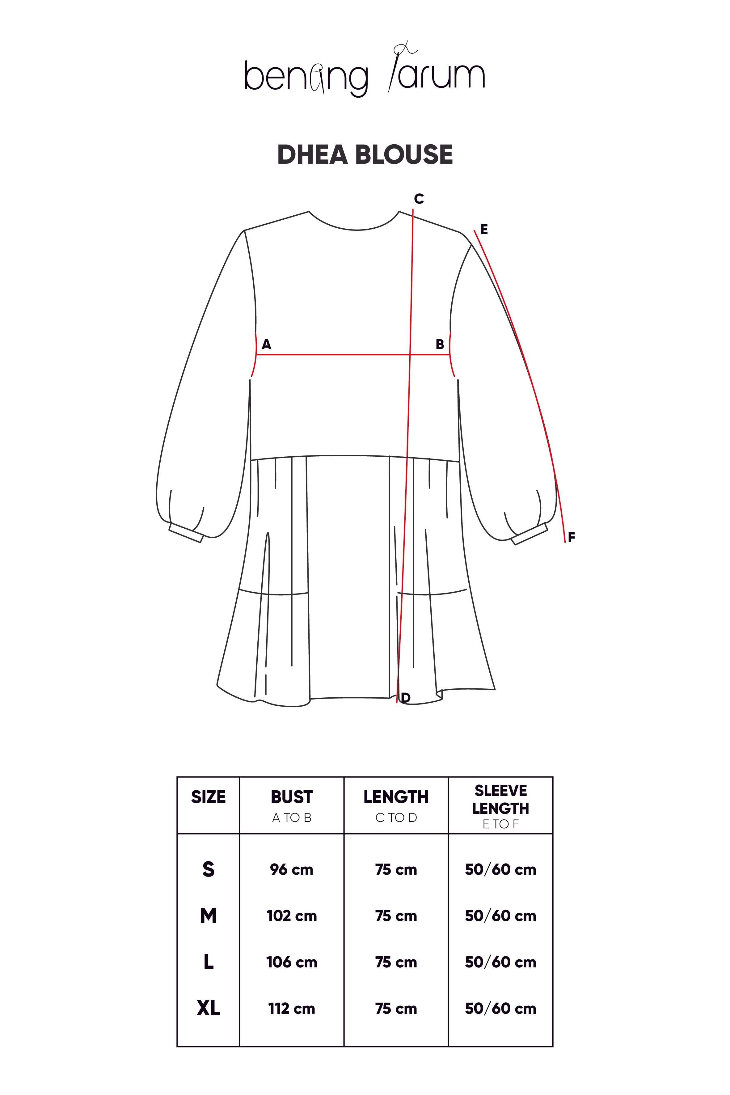 Dhea Blouse - Brown