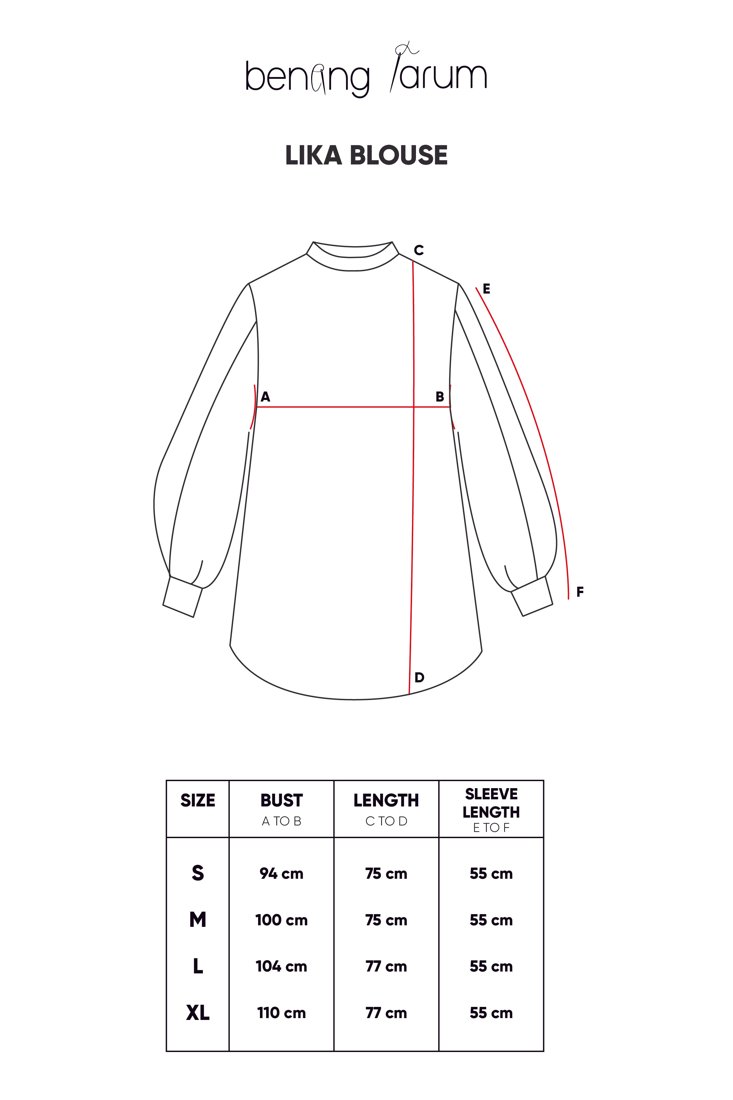 Lika Blouse - Brown Plaid