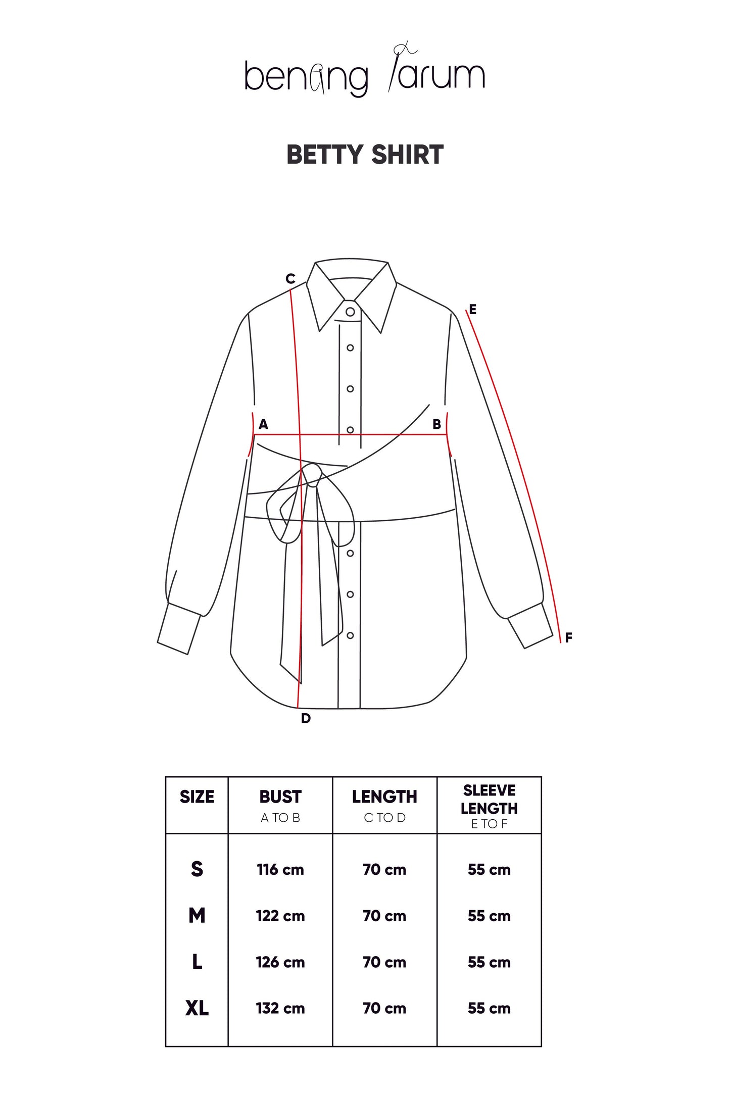 Betty Shirt - Red