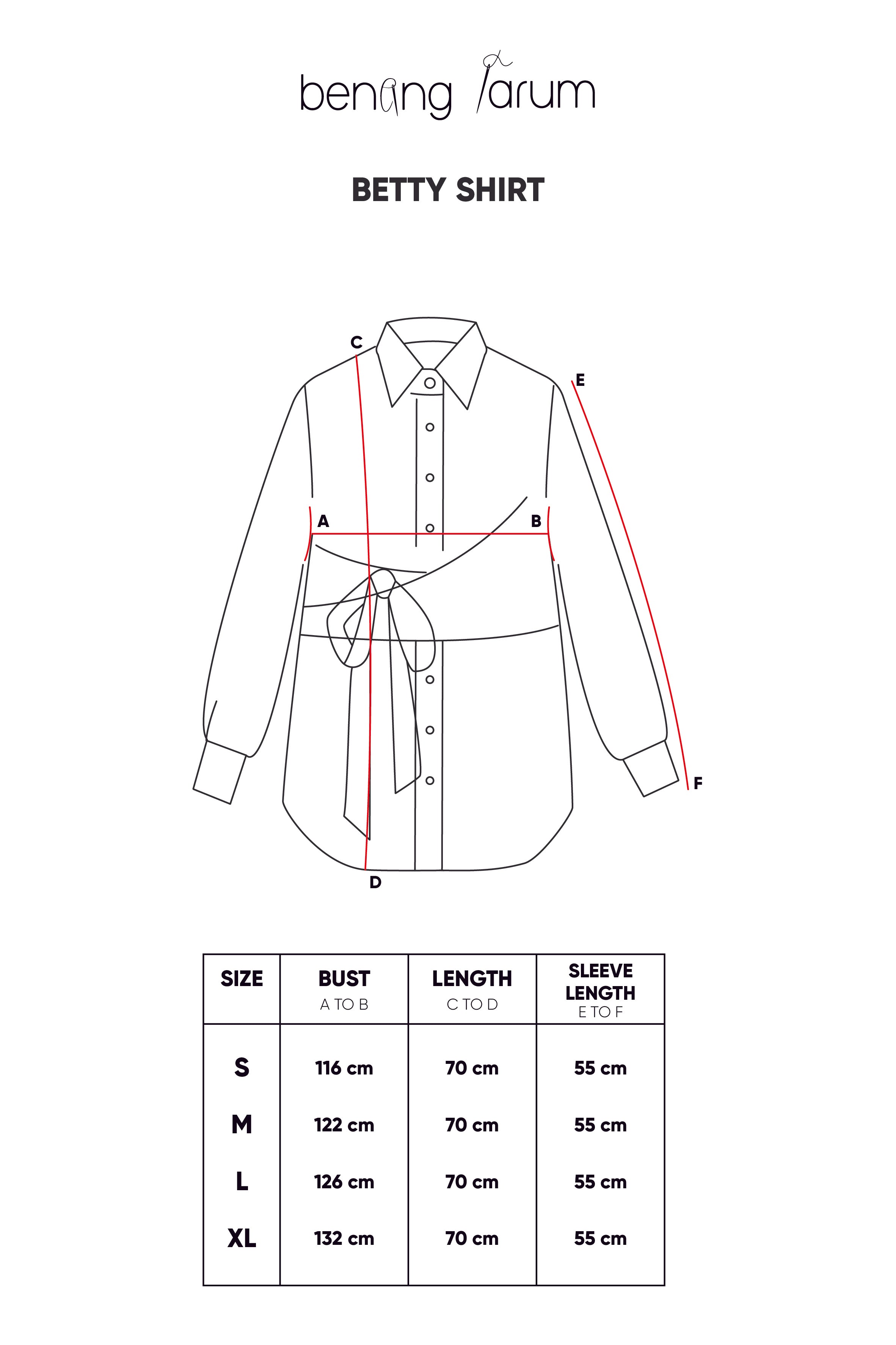 Betty Shirt - Red