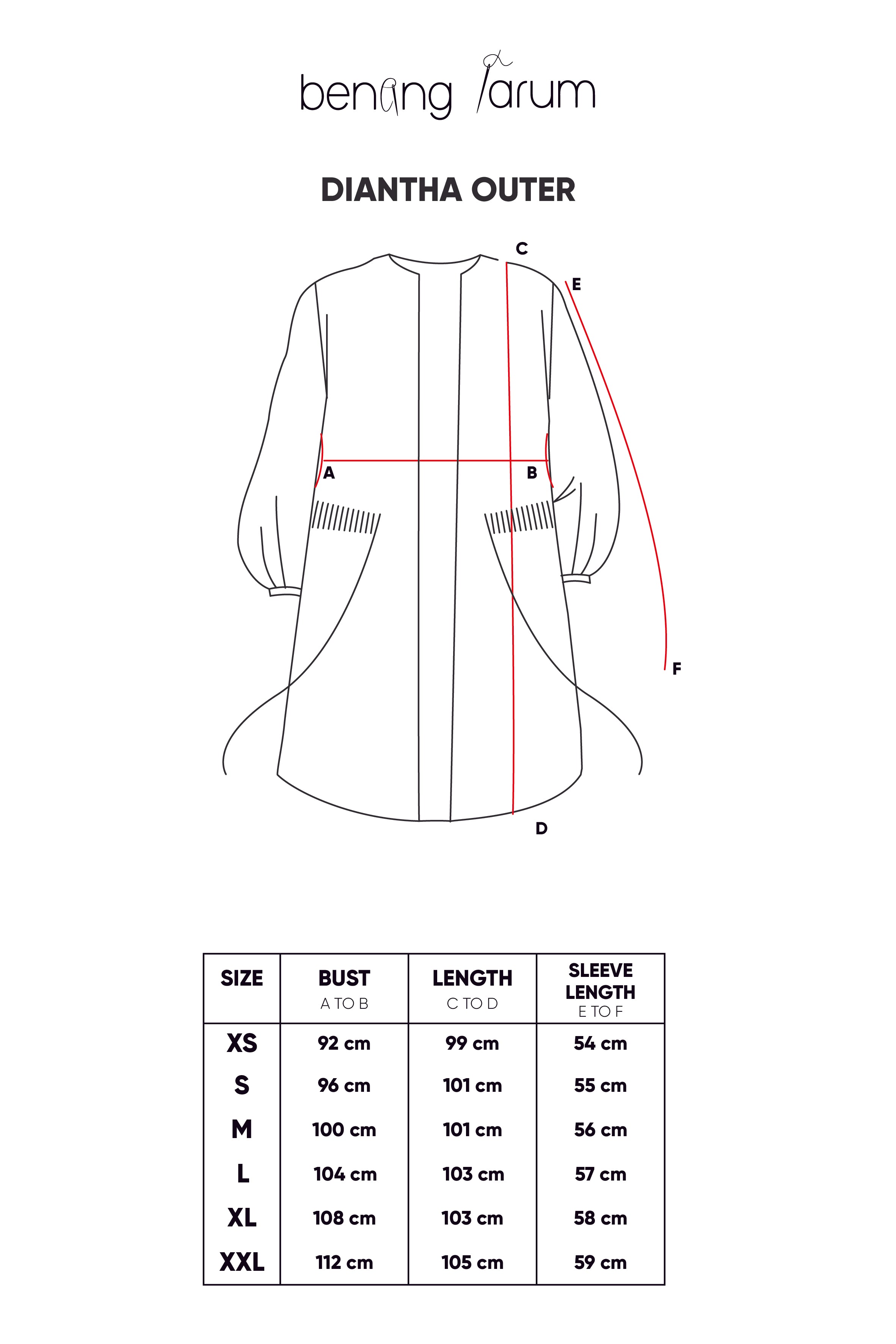 Diantha Outer - Blue