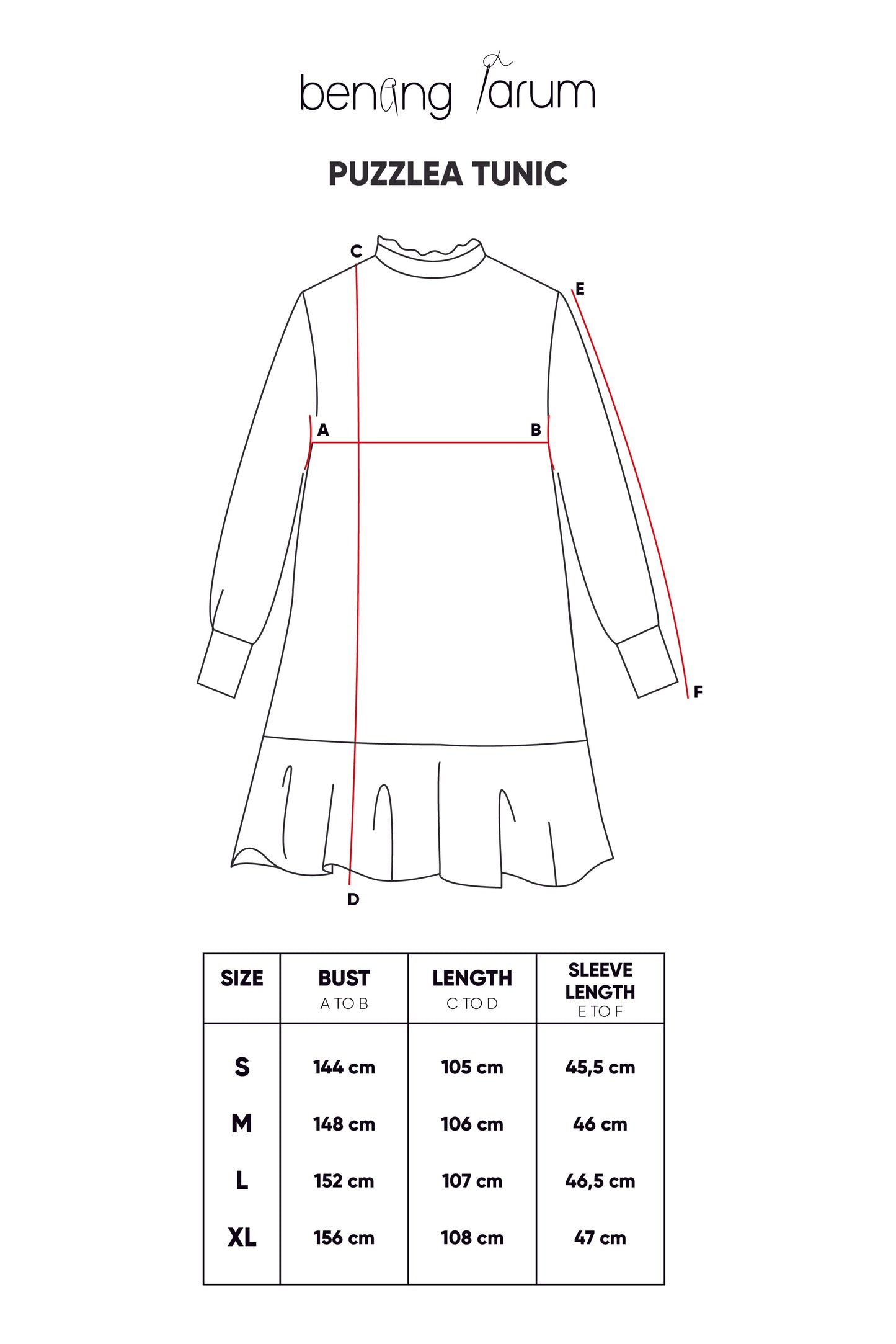 Puzzlea Tunic - Turquoise