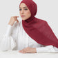 Everyday Twill Shawl - Pomegranate