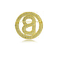 Luxe Big Round Pearl Brooch - Bronze