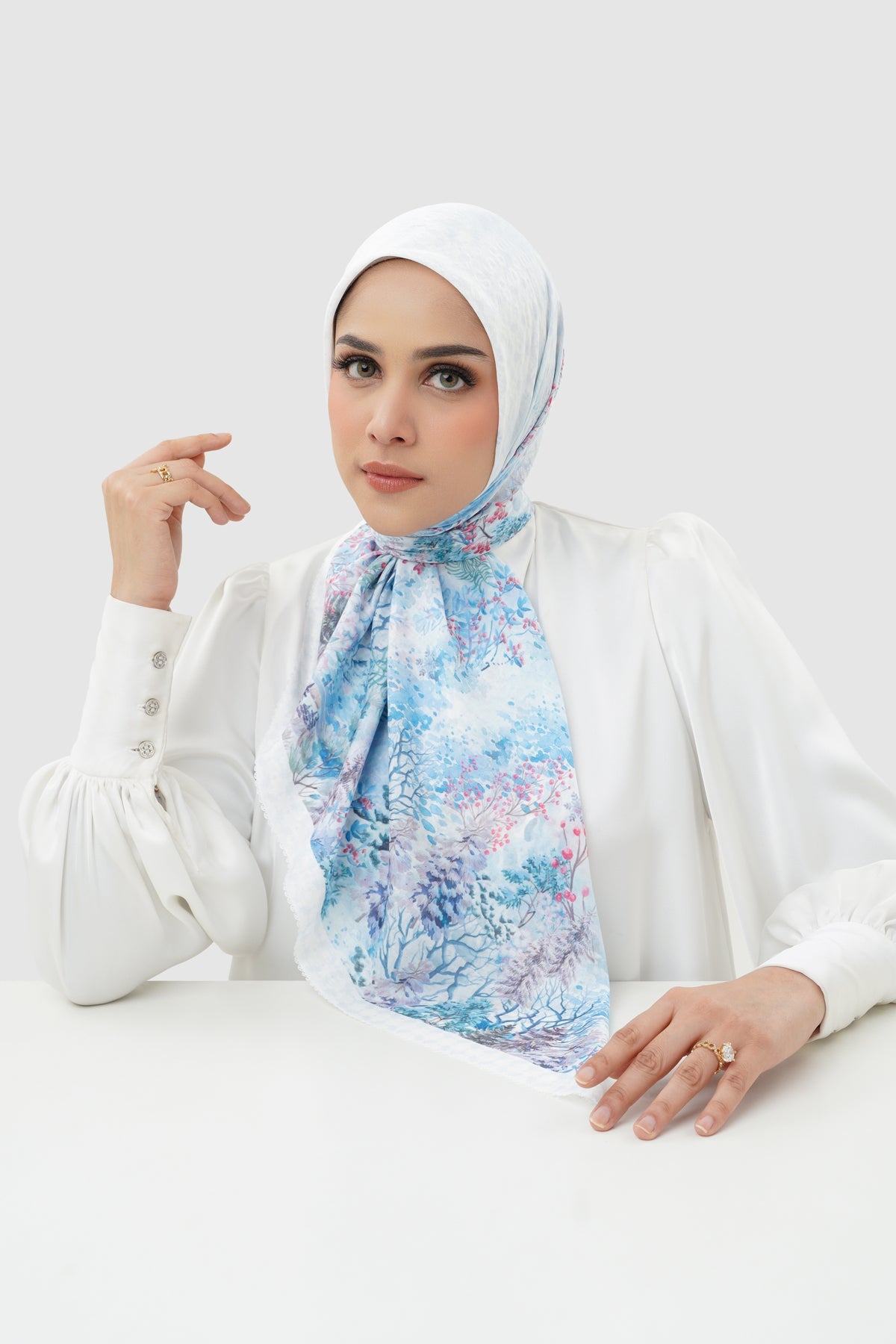 Holiday 3 Jacquard Voile - Glacier