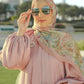 Al Qasr Satin Shawl - Clay