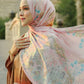 Al Qasr Satin Shawl - Lotus