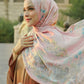 Al Qasr Satin Shawl - Lotus
