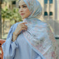 Al Qasr Satin Shawl - Mosaic