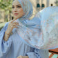 Al Qasr Satin Shawl - Mosaic
