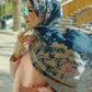 Al Qasr Satin Shawl - Oasis
